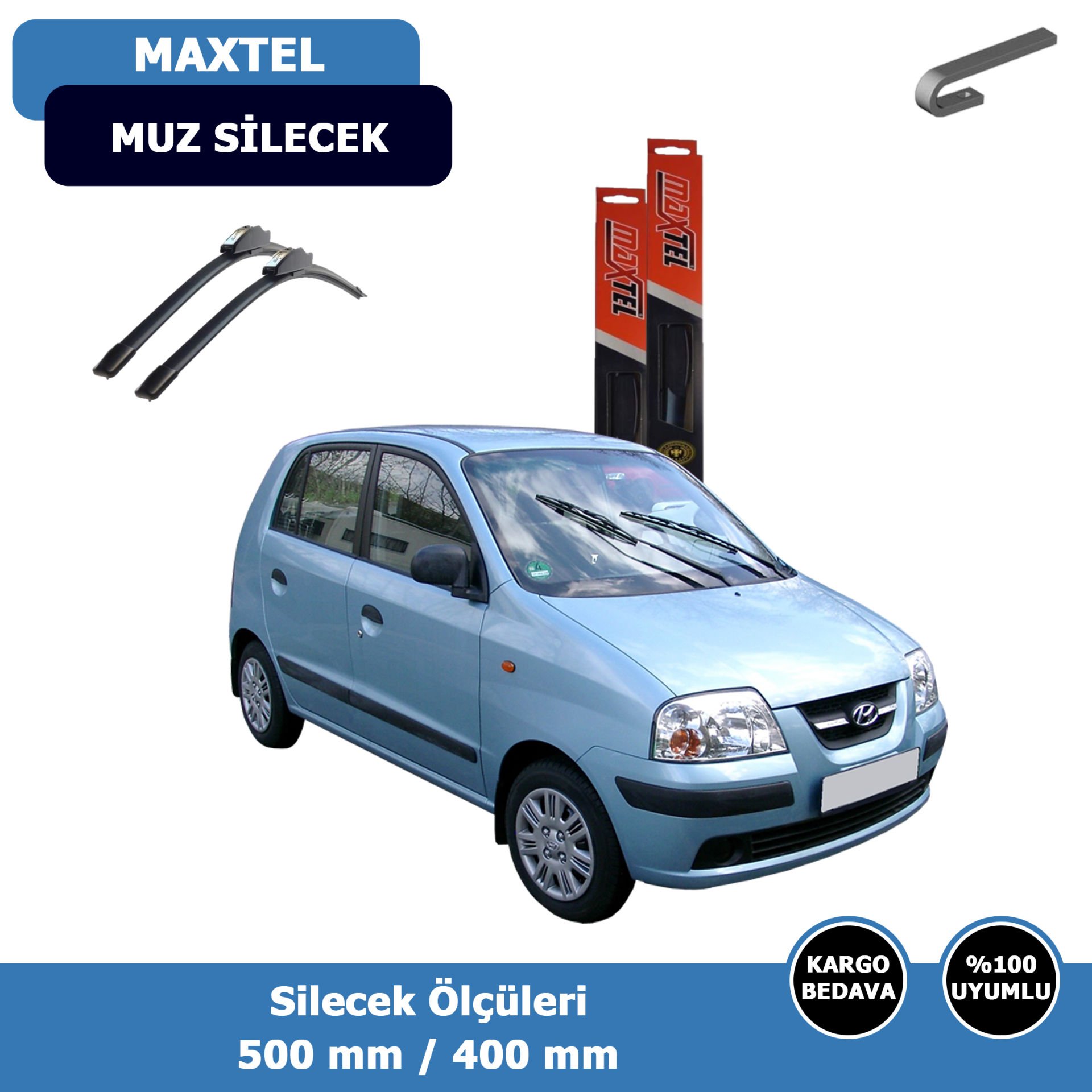 Hyundai Atos Ön Silecek Süpürgesi (1997-2008)Maxtel
