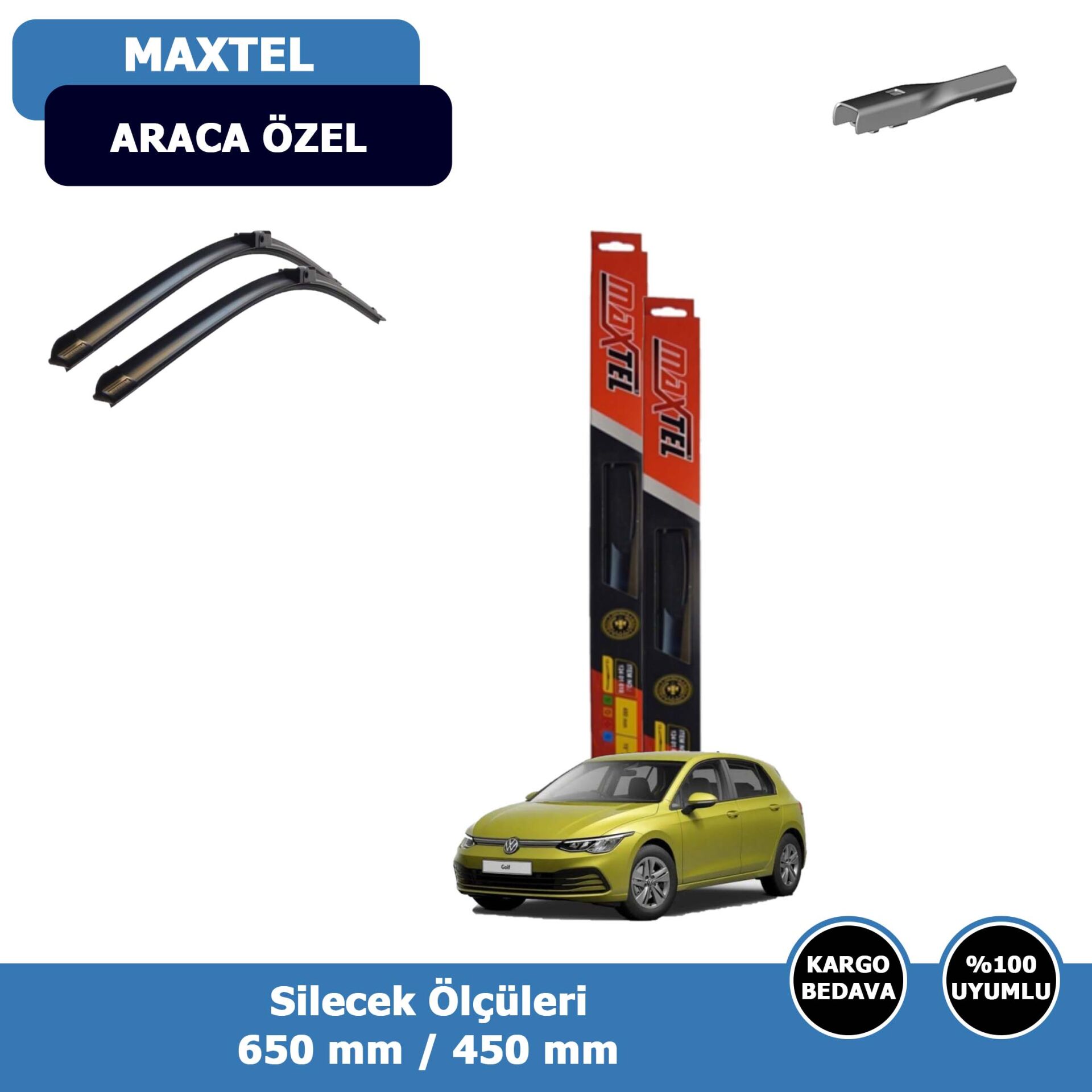 Volkswagen Golf 8 / 8.5 Ön Silecek Süpürgesi (2021-2025)Maxtel