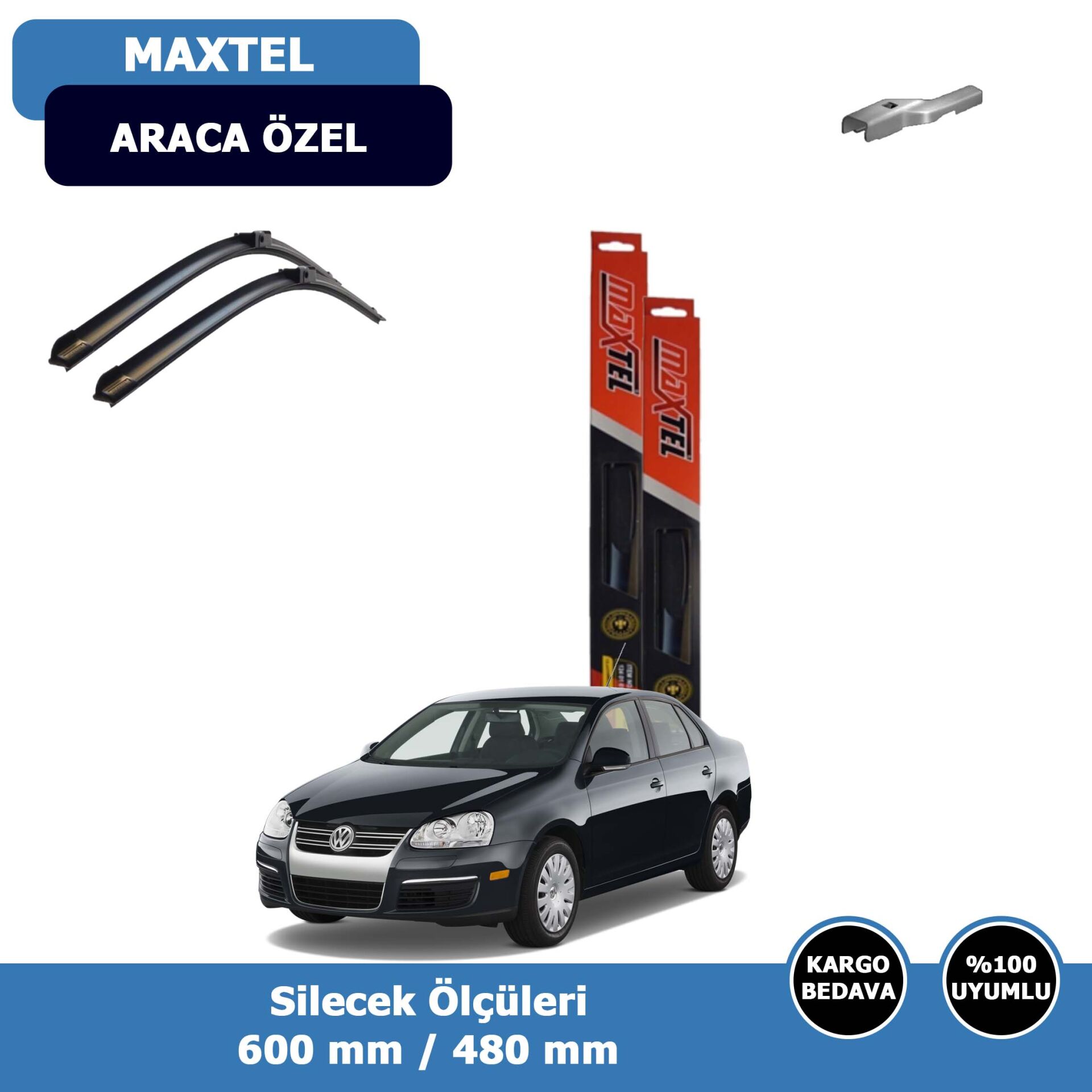 Volkswagen Jetta Ön Silecek Süpürgesi (2007-2011)Maxtel