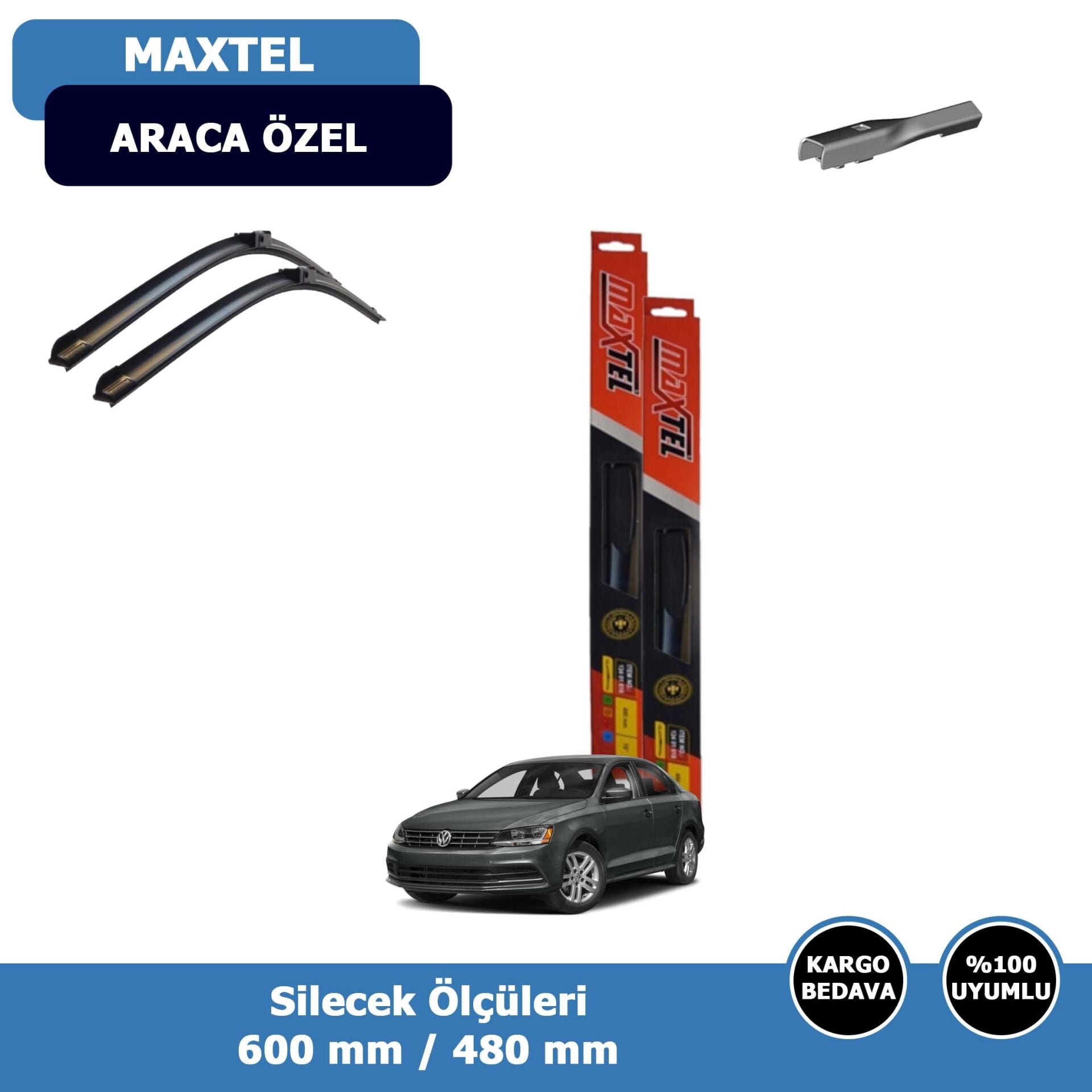 Volkswagen Jetta Ön Silecek Süpürgesi (2011-2019)Maxtel