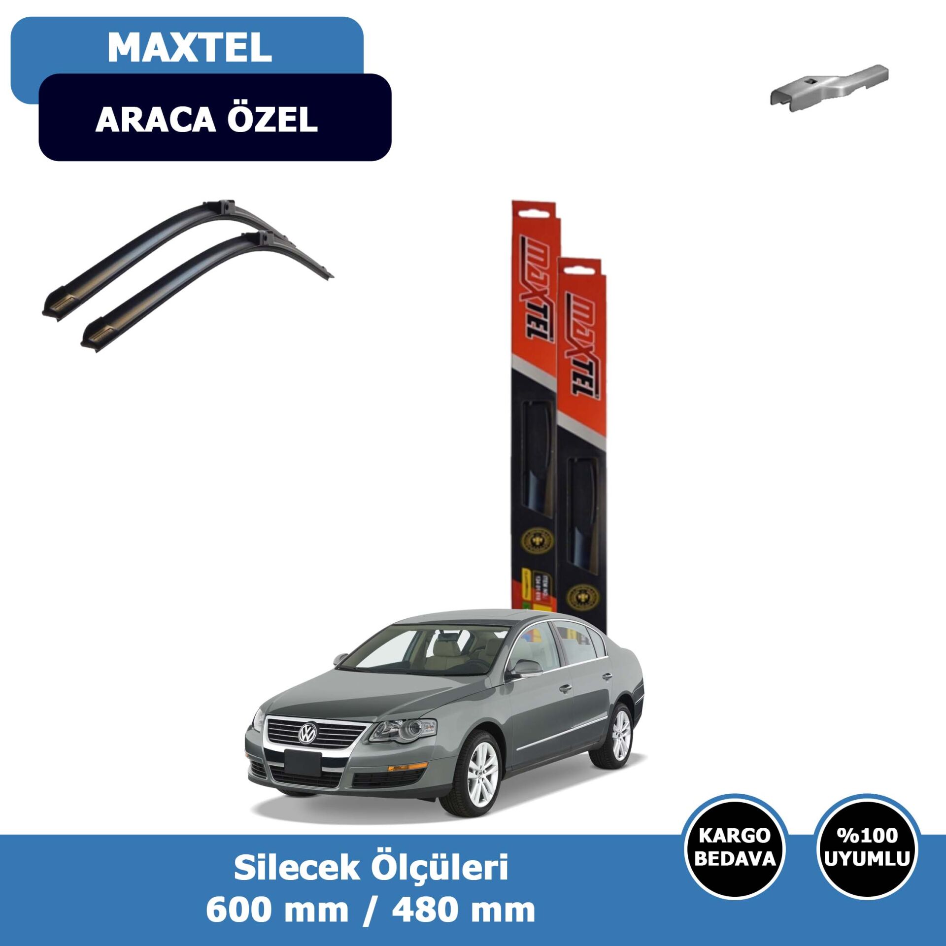 Volkswagen Passat B6 Ön Silecek Süpürgesi (2006-2010)Maxtel