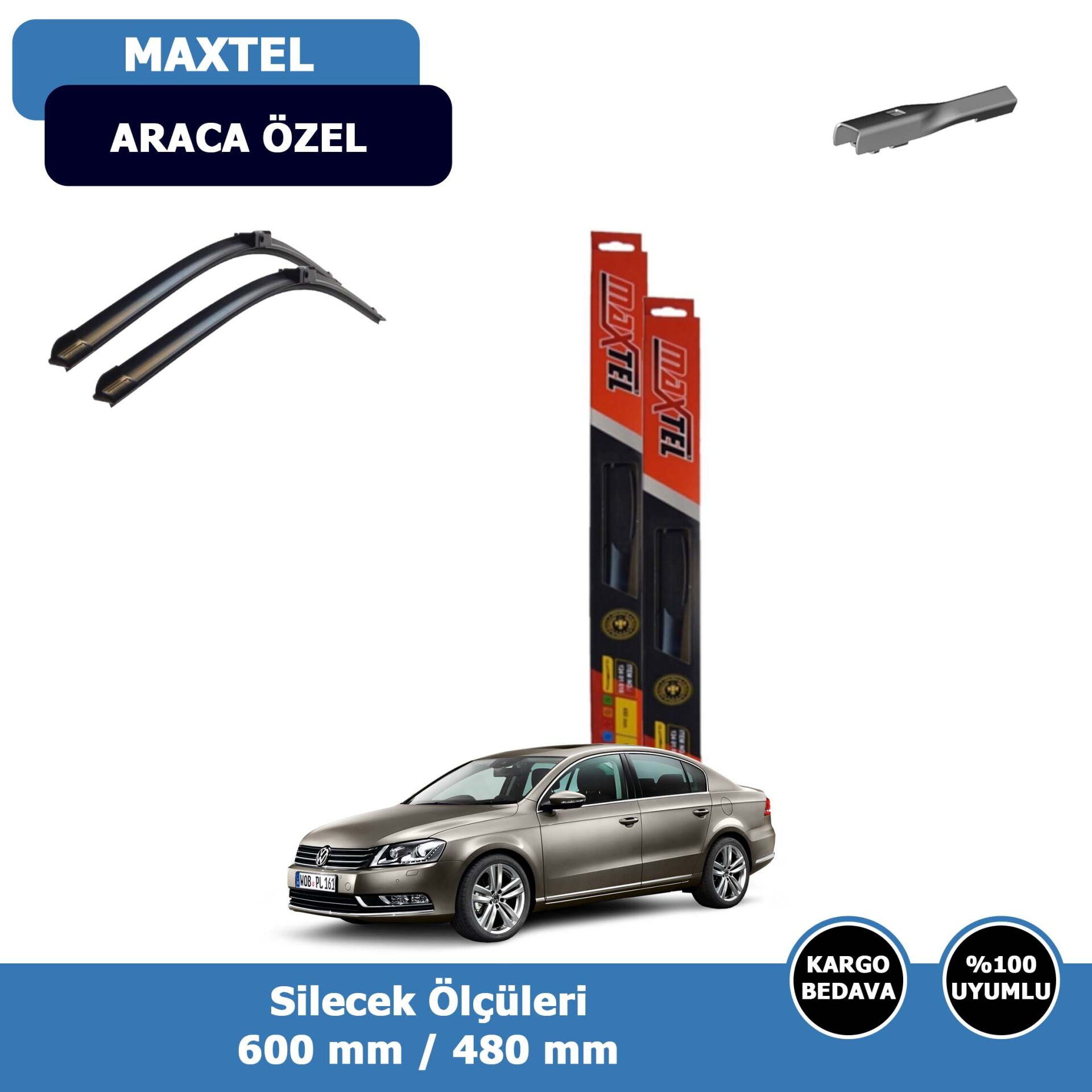 Volkswagen Passat B7 Ön Silecek Süpürgesi (2011-2014)Maxtel