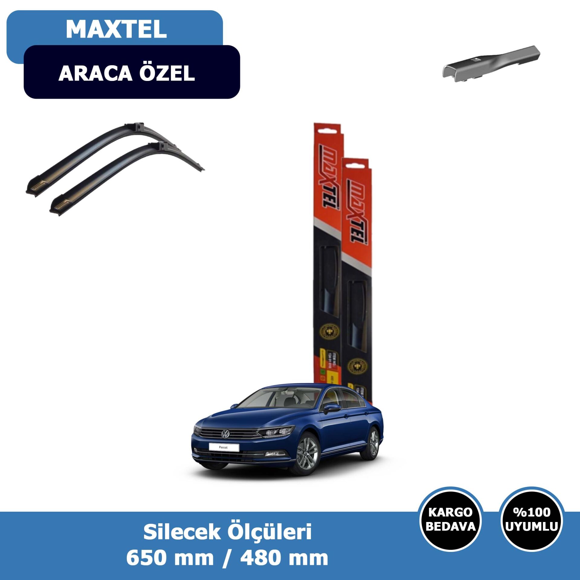 Volkswagen Passat B8/8.5 Ön Silecek Süpürgesi (2015-2022)Maxtel