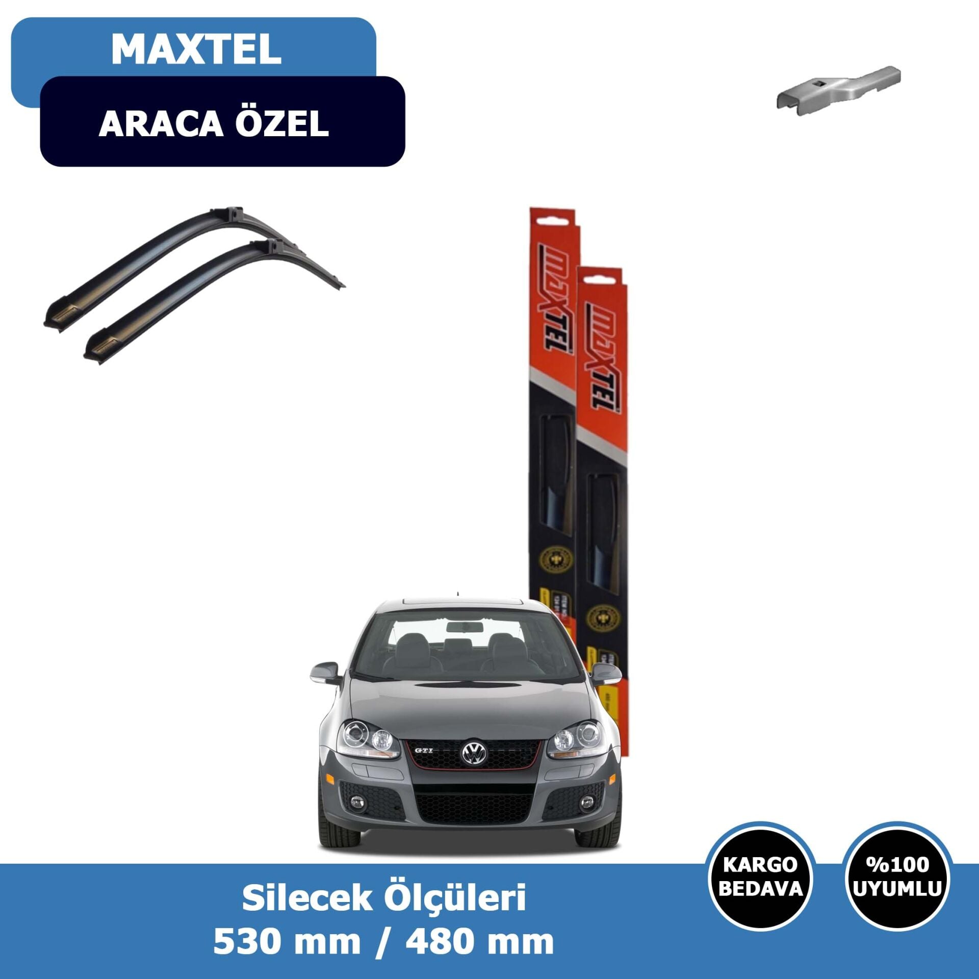 Volkswagen Polo Ön Silecek Süpürgesi (2005-2009)Maxtel