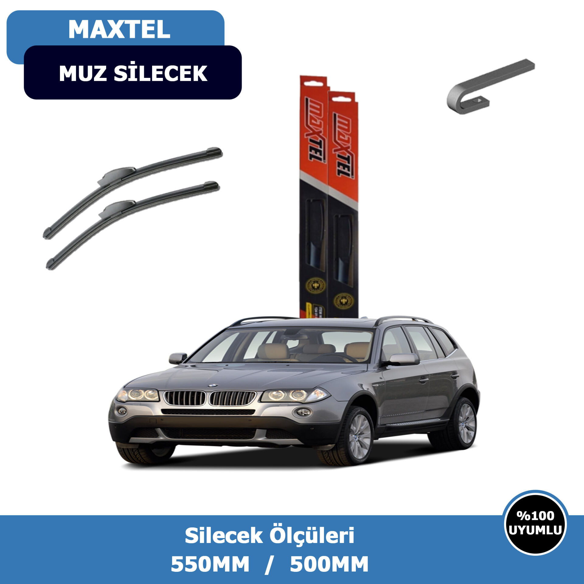 BMW X3 (E83) Ön Silecek Süpürgesi (2003-2010)Maxtel