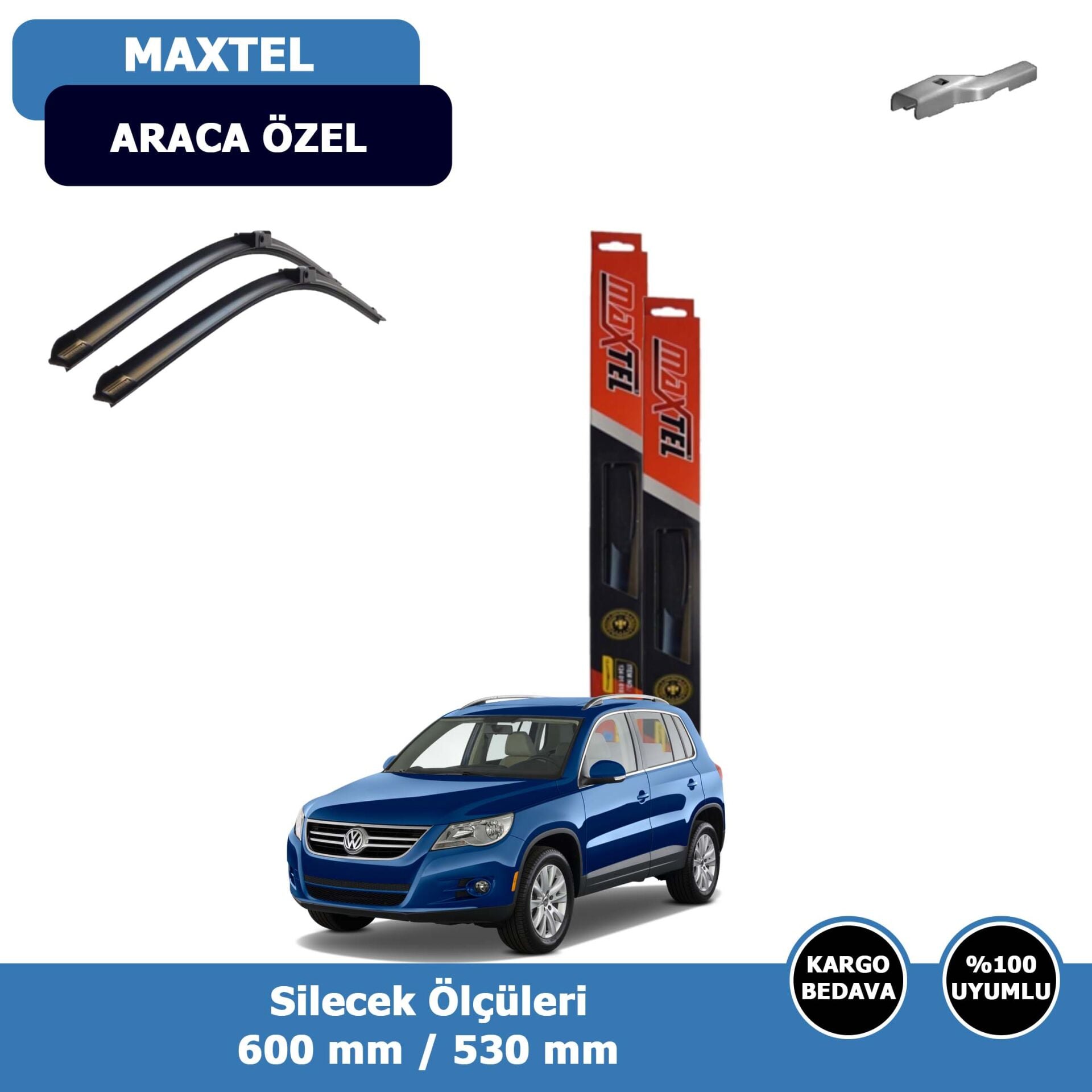 Volkswagen Tiguan Ön Silecek Süpürgesi (2007-2015)Maxtel