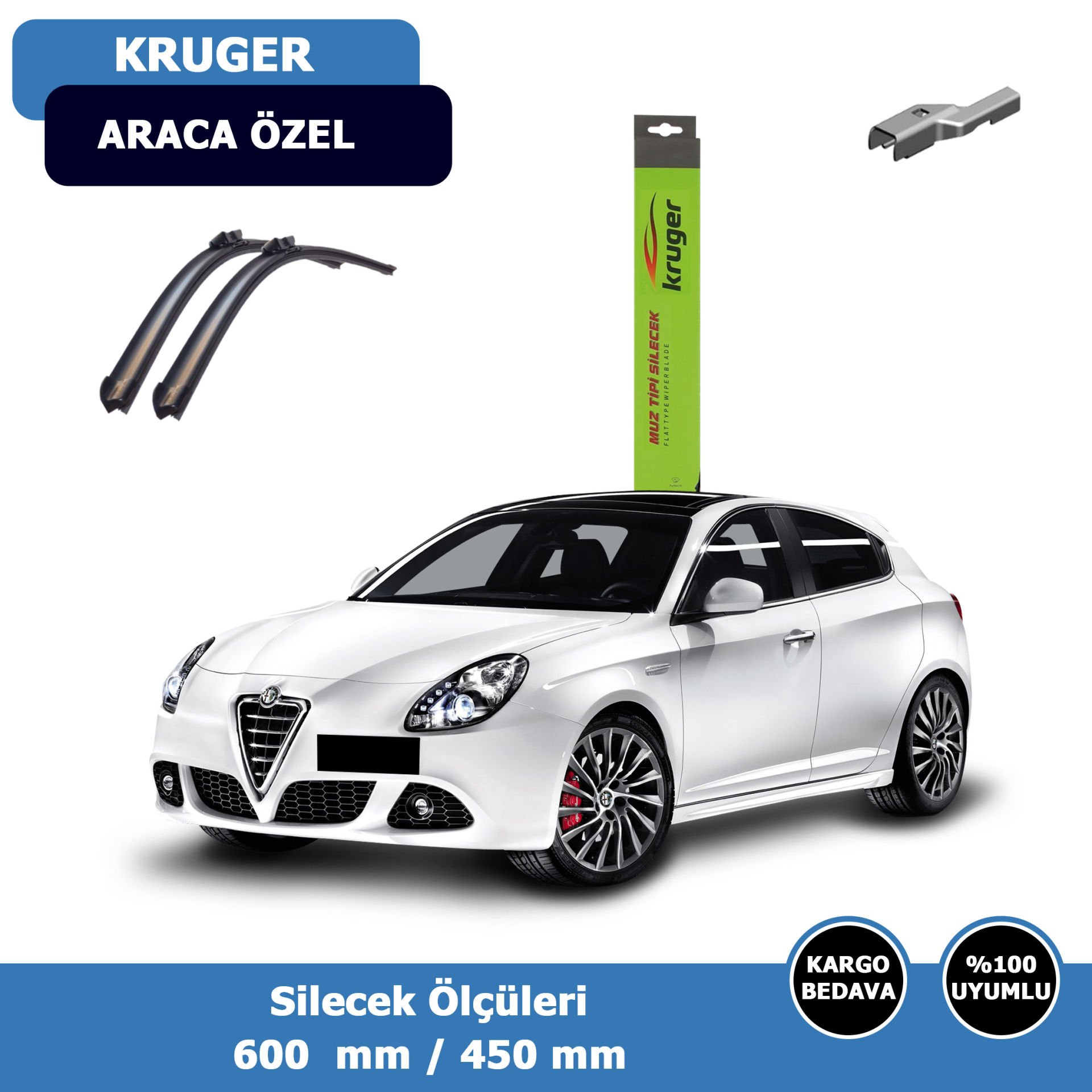 Alfa Romeo Giulietta Ön Silecek Süpürgesi (2010-2020) Kruger