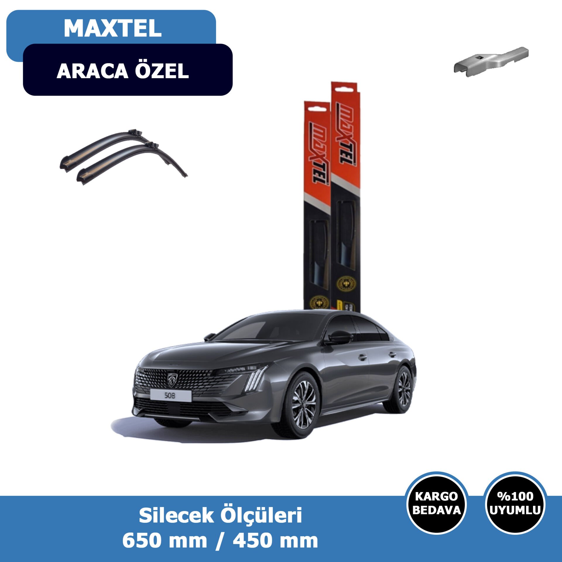 Peugeot 508 Ön Silecek Süpürgesi (2019-2024)Maxtel