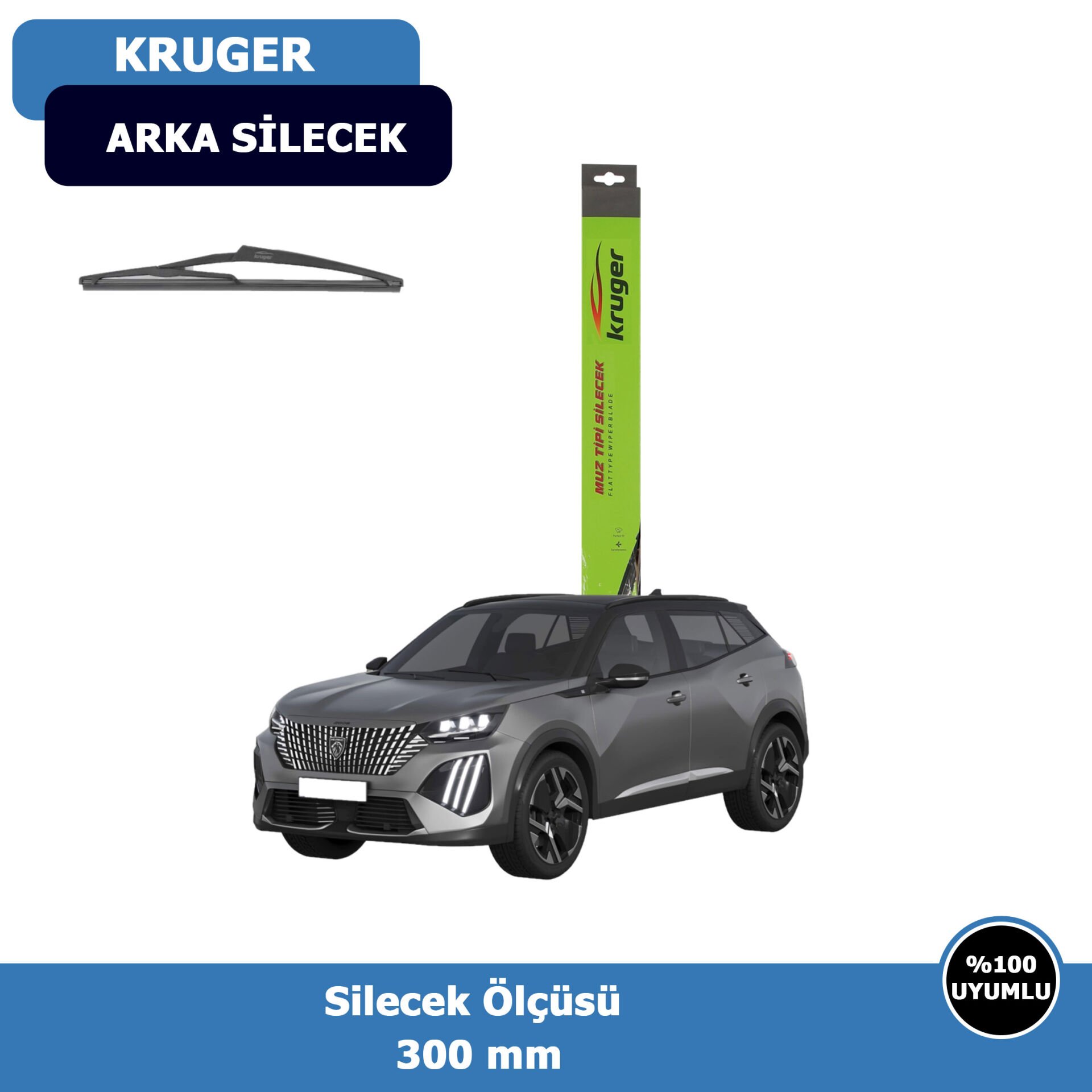Peugeot 2008 Arka Silecek Süpürgesi (2020-2025)Kruger