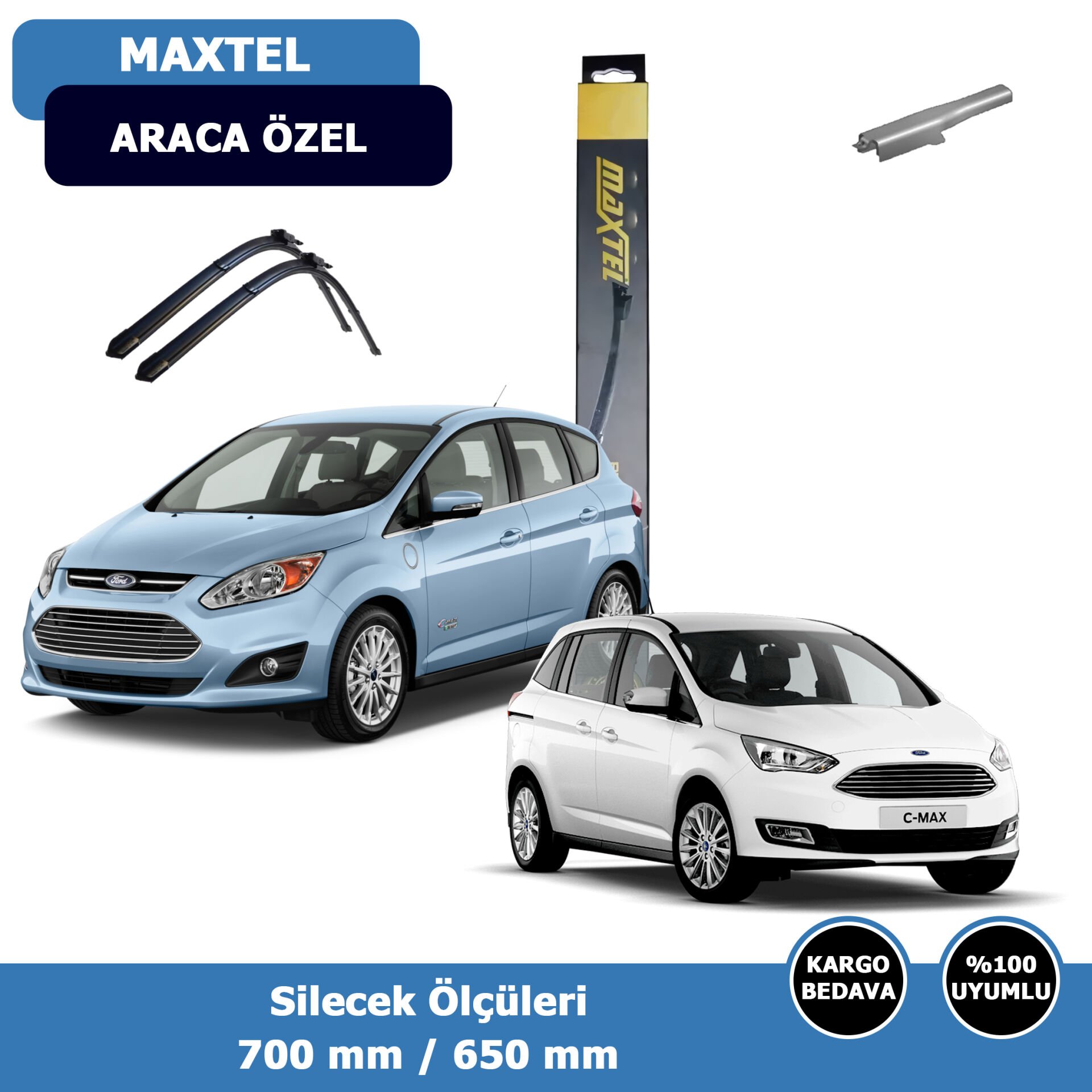 Ford C-Max Ön Silecek Süpürgesi (2011-2017)Maxtel