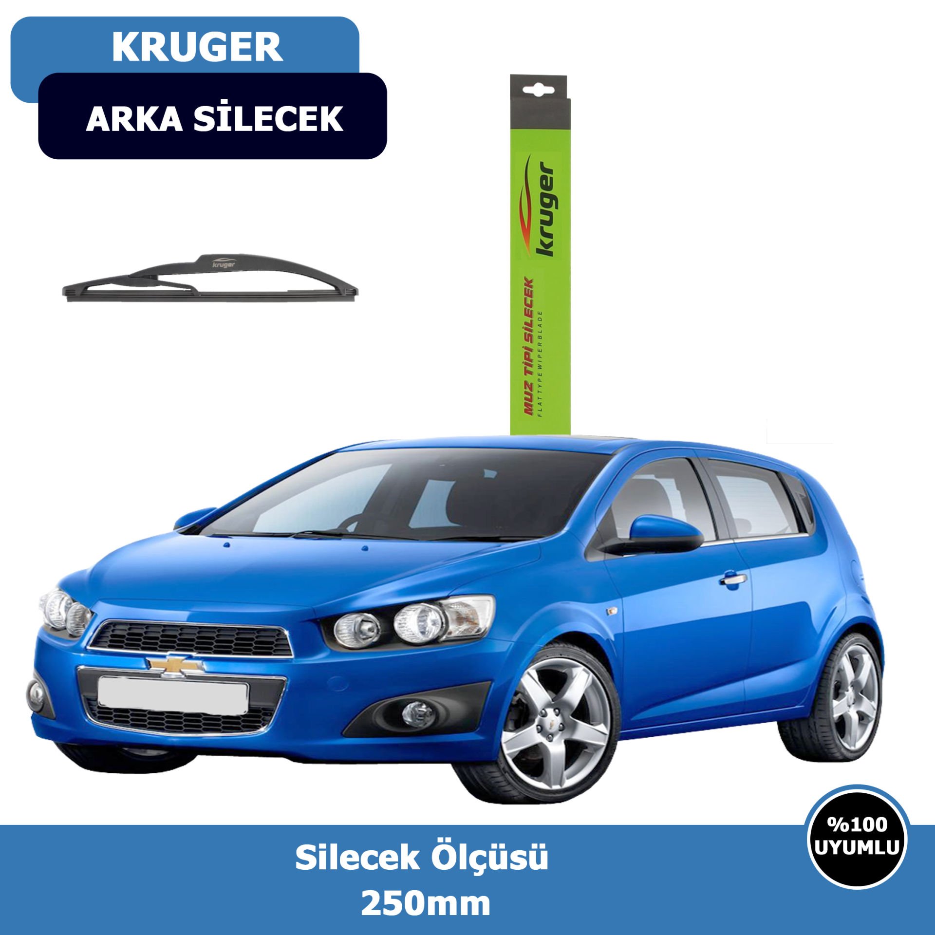 Chevrolet  Aveo(HB) Arka Silecek Süpürgesi (2011-2013)Kruger