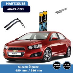 Chevrolet  Aveo(Sedan) Ön Silecek Süpürgesi (2011-2013)Martıgues