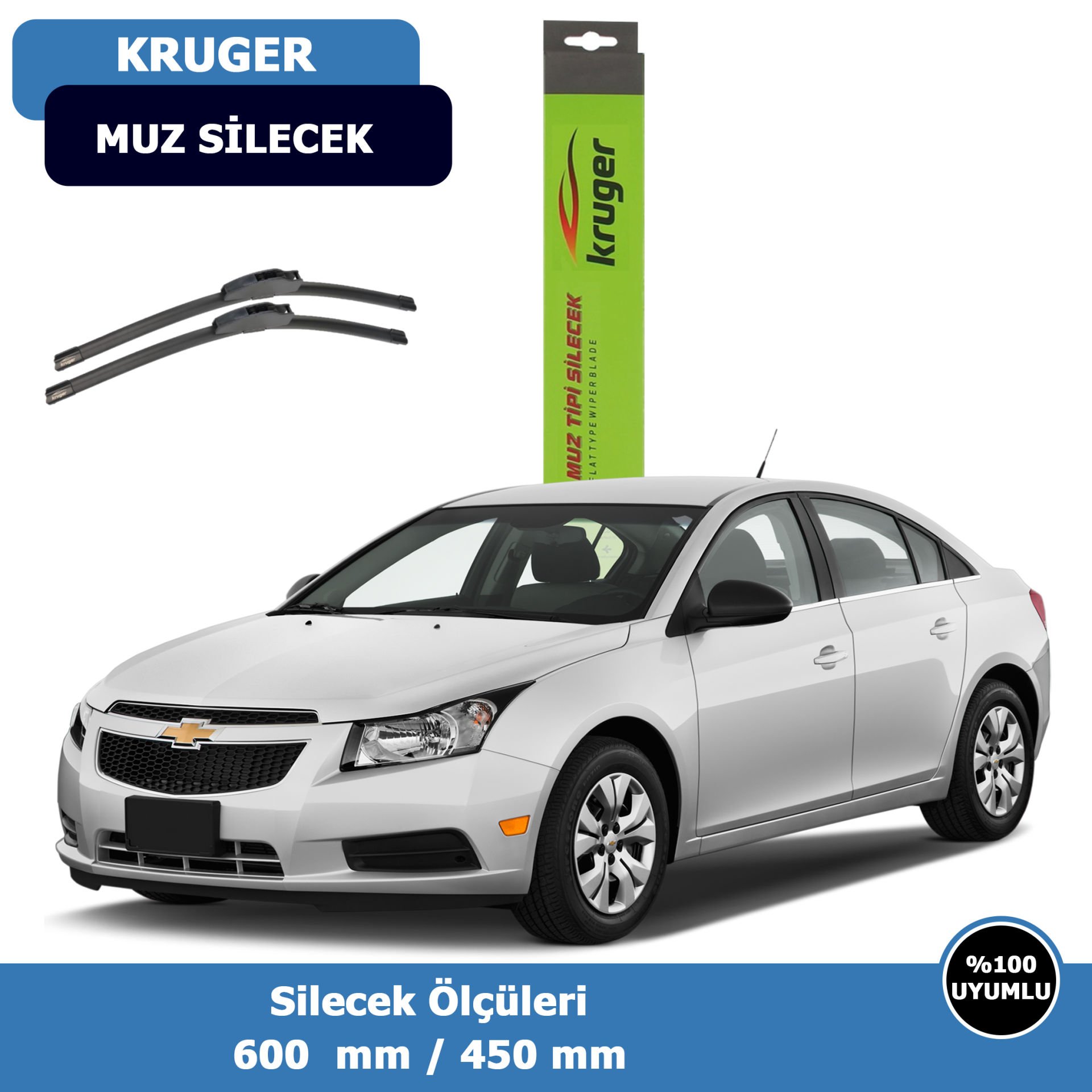 Chevrolet  Cruze Ön Silecek Süpürgesi (2009-2013)Kruger