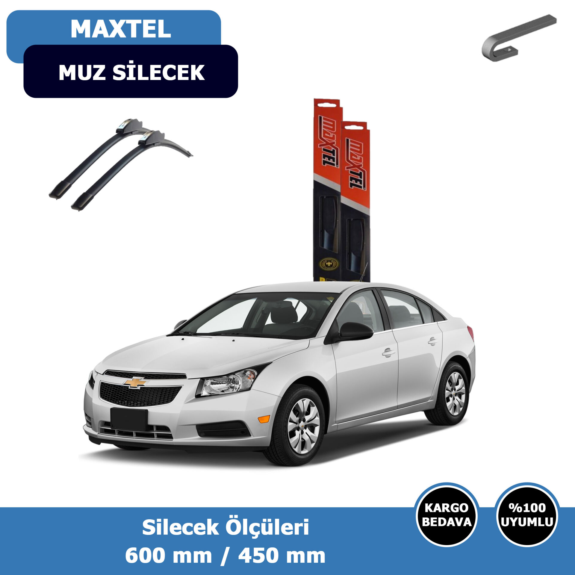 Chevrolet  Cruze Ön Silecek Süpürgesi (2009-2013)Maxtel