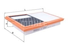 Mercedes S320CDI W221 OM642 Sol Hava Filtresi 2006-2009 (173KW-235HP)Mahle