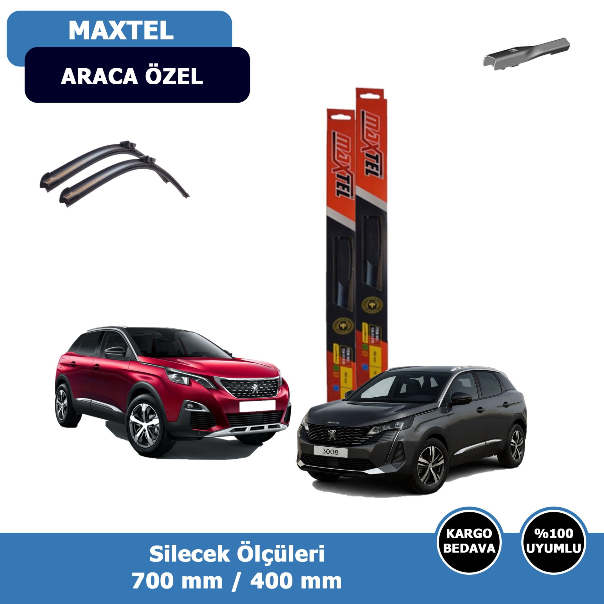 Peugeot 3008 Ön Silecek Süpürgesi (2017-2023)Maxtel