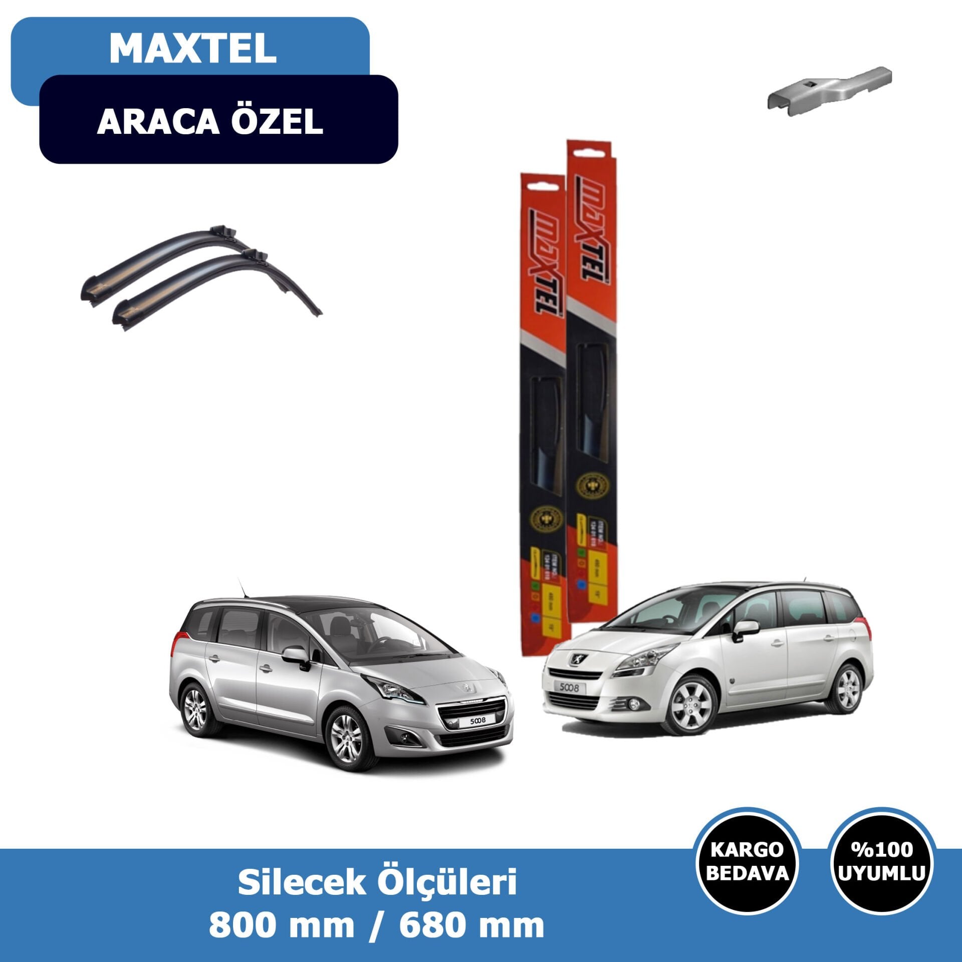 Peugeot 5008 Ön Silecek Süpürgesi (2009-2016)Maxtel