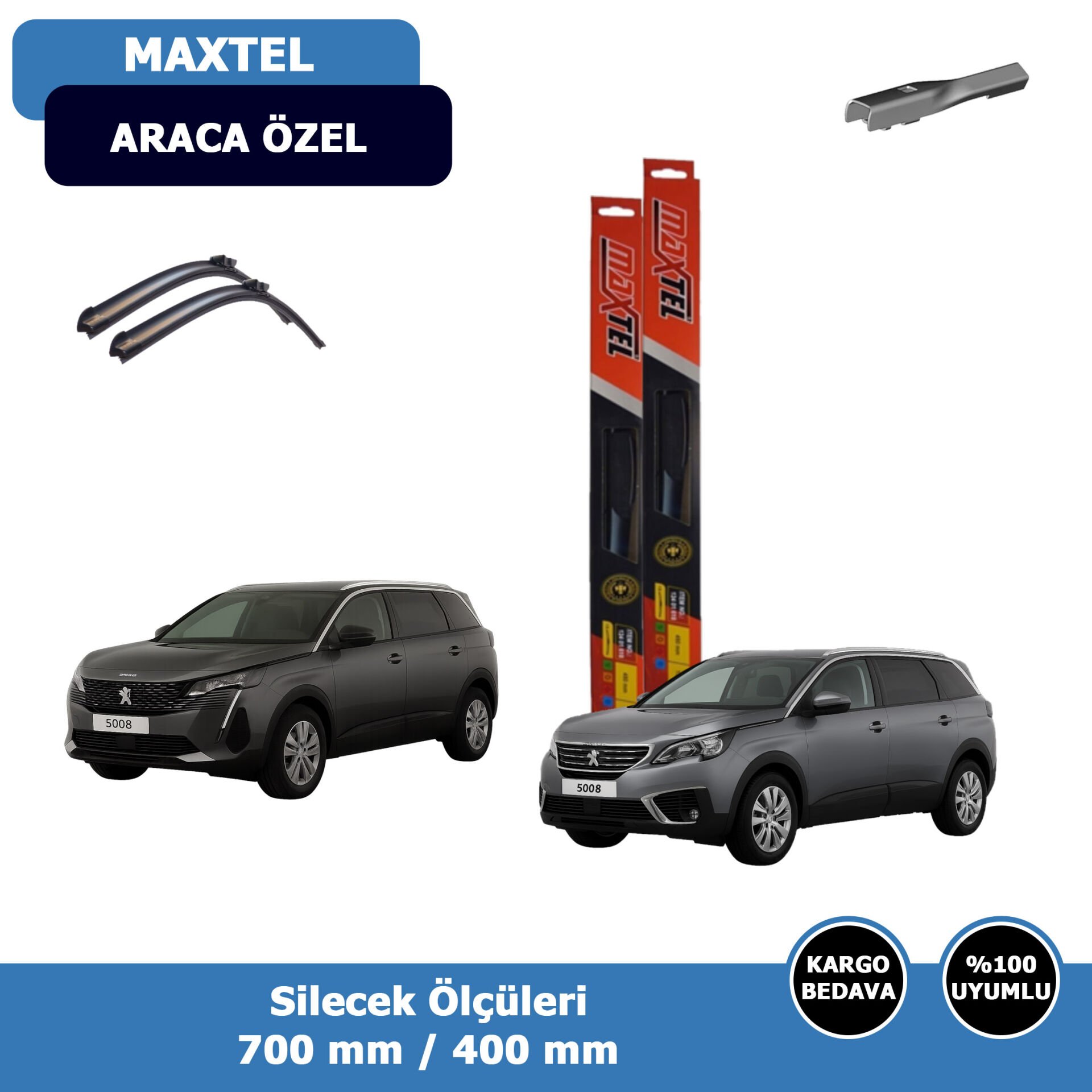 Peugeot 5008 Ön Silecek Süpürgesi (2017-2023)Maxtel