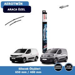 Peugeot Partner Ön Silecek Süpürgesi (2019-2025)Bosch
