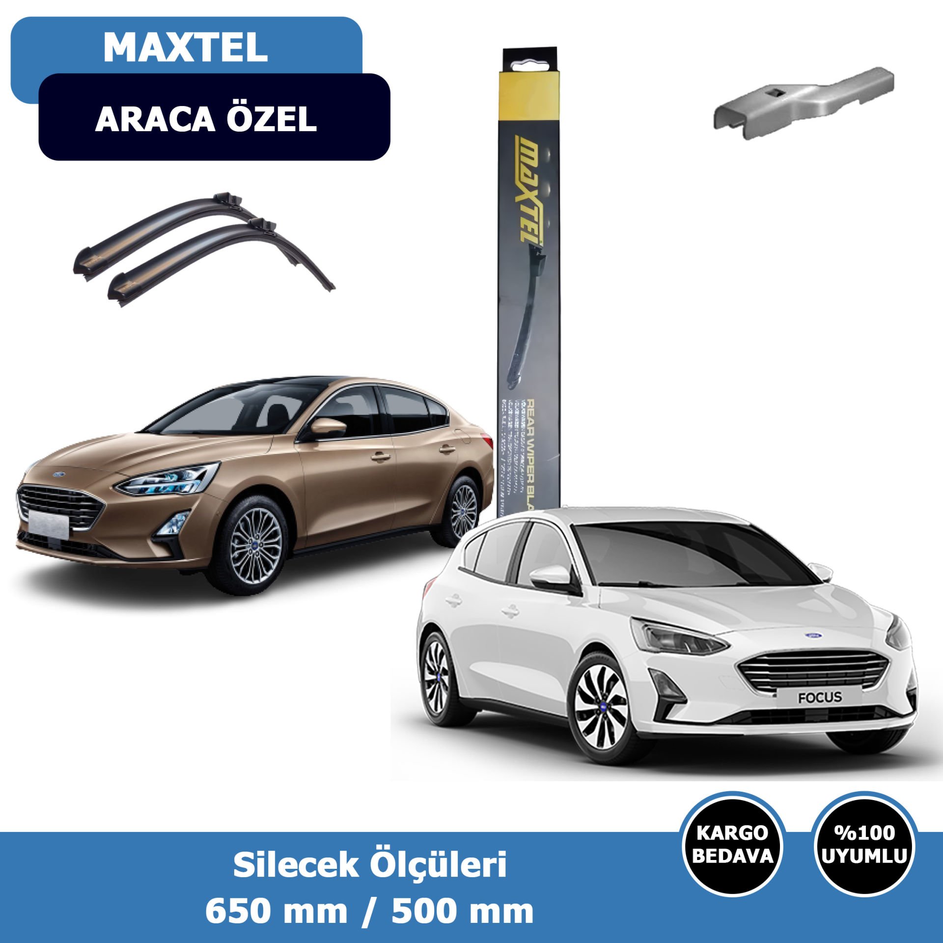 Ford Focus 4 Ön Silecek Süpürgesi (2019-2022)Maxtel