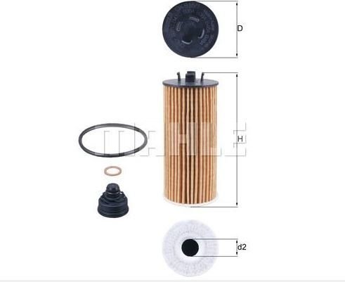 Mini Cooper III F54/55/56/57/60 1.5 Yağ Filtresi 2014→ (100KW-136HP)Mahle