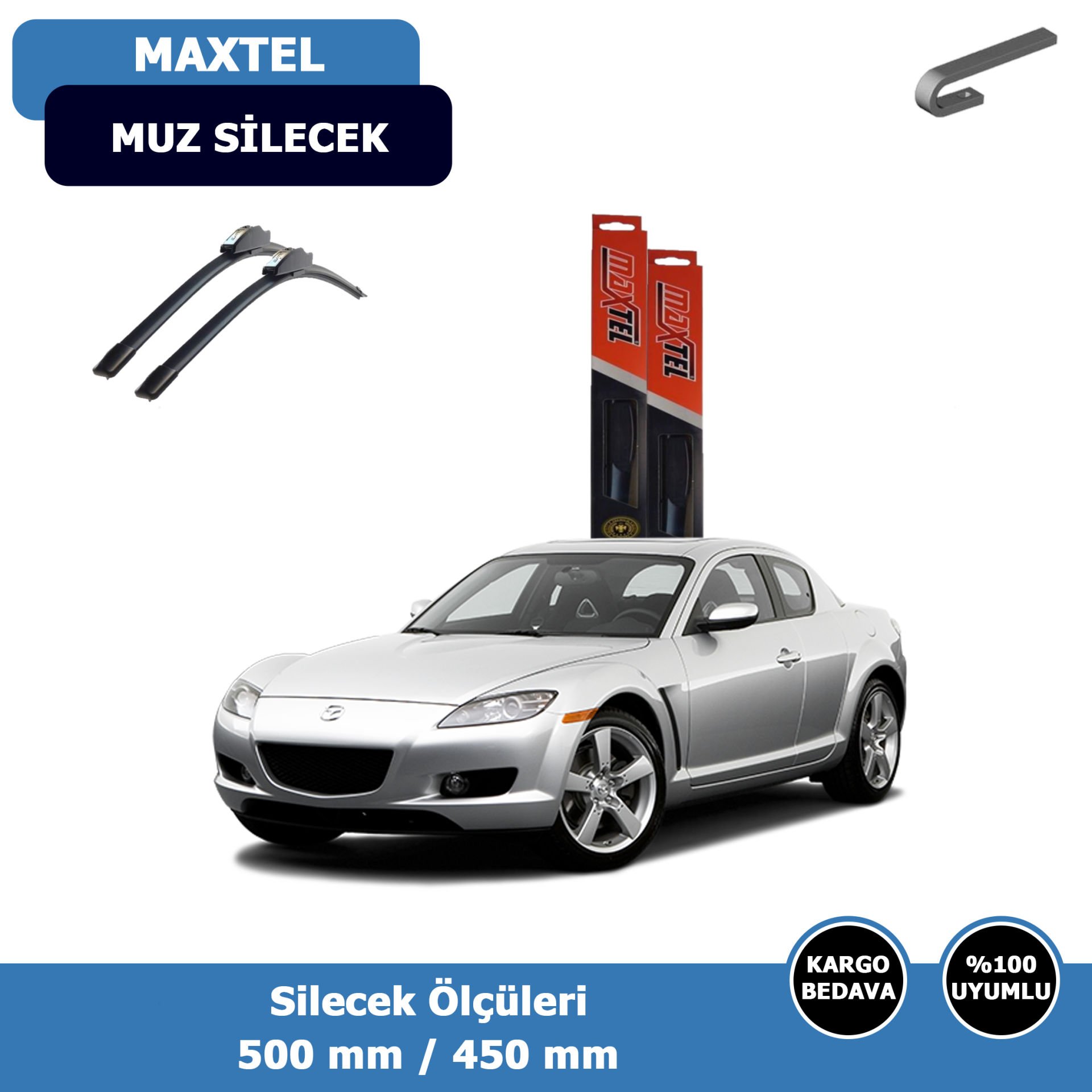 Mazda RX8 Ön Silecek Süpürgesi (2006-2011)Maxtel