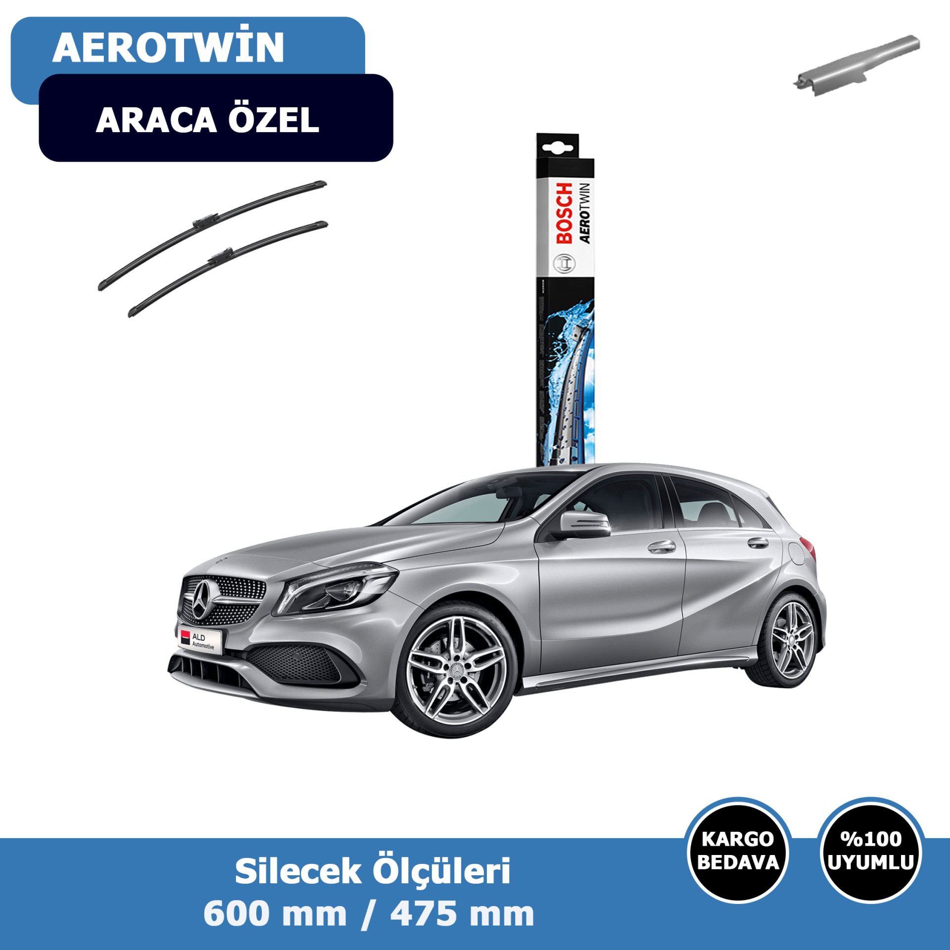 Mercedes A Serisi W176 Ön Silecek Süpürgesi (2012-2015)Bosch