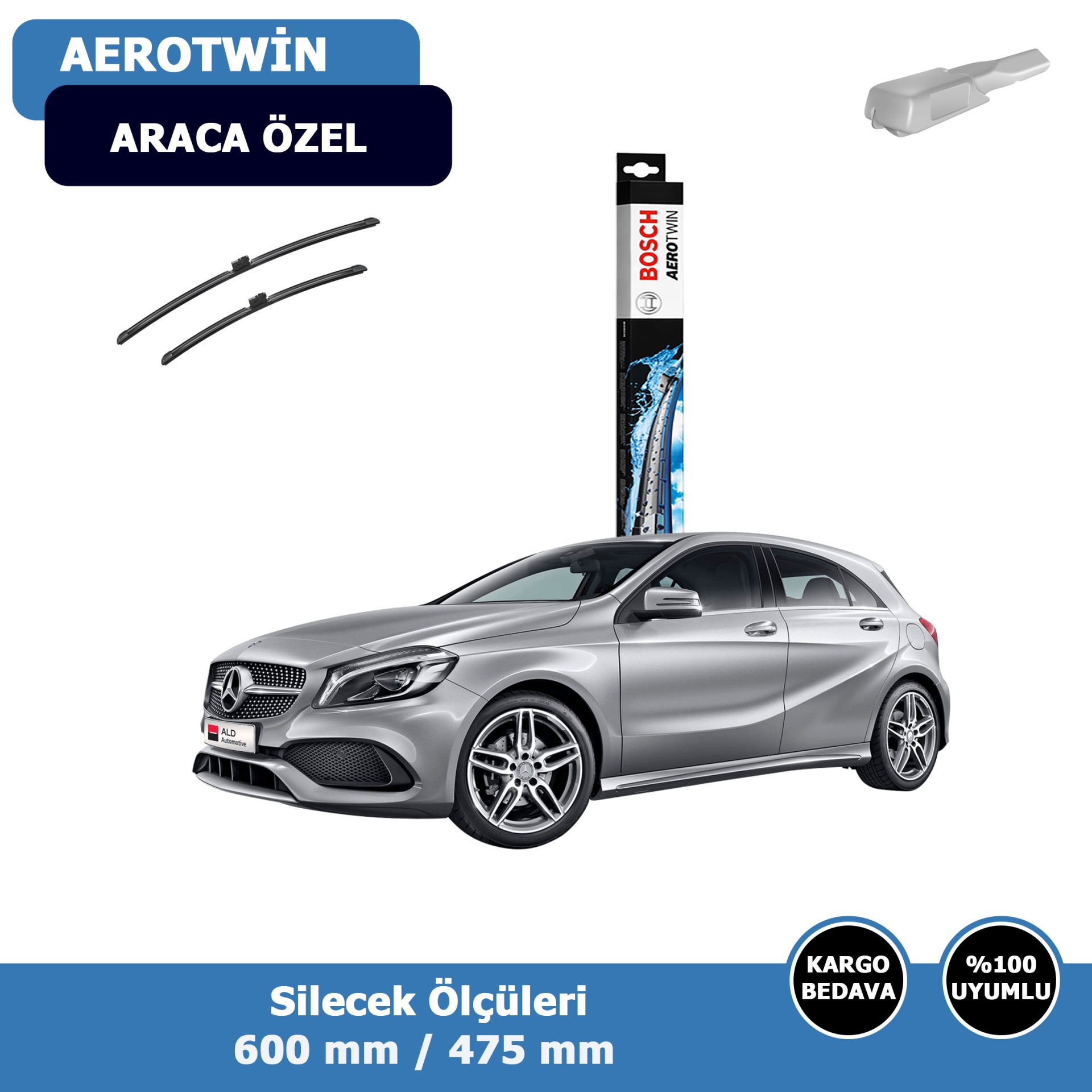 Mercedes A Serisi W176 Ön Silecek Süpürgesi (2016-2020)Bosch