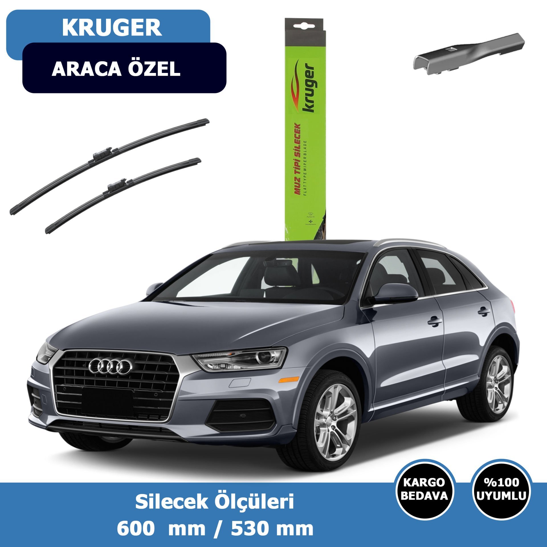 Audi Q3 Ön Silecek Süpürgesi (2011-2017)Kruger