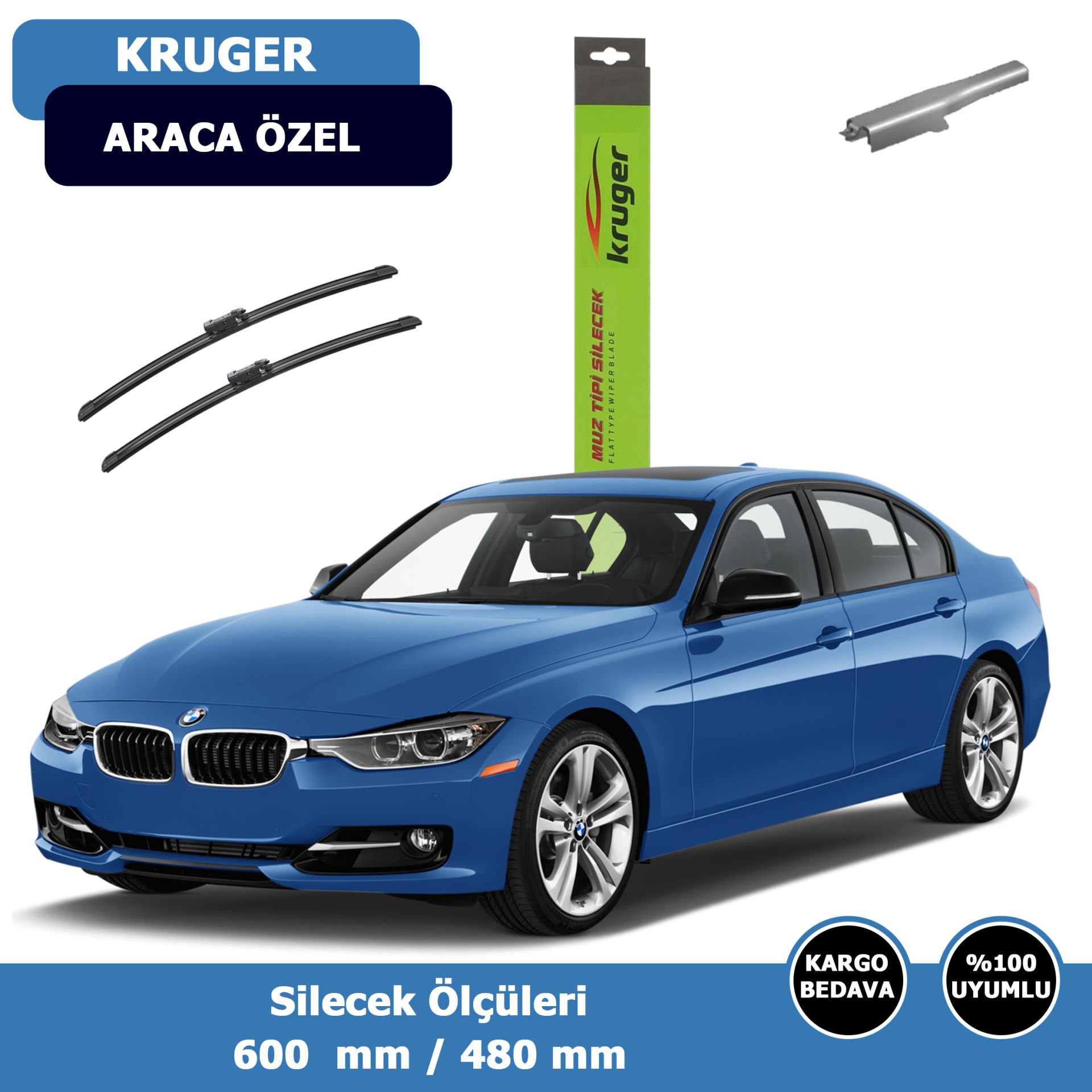 BMW 3Serisi F30 Ön Silecek Süpürgesi (2012-2019)Kruger