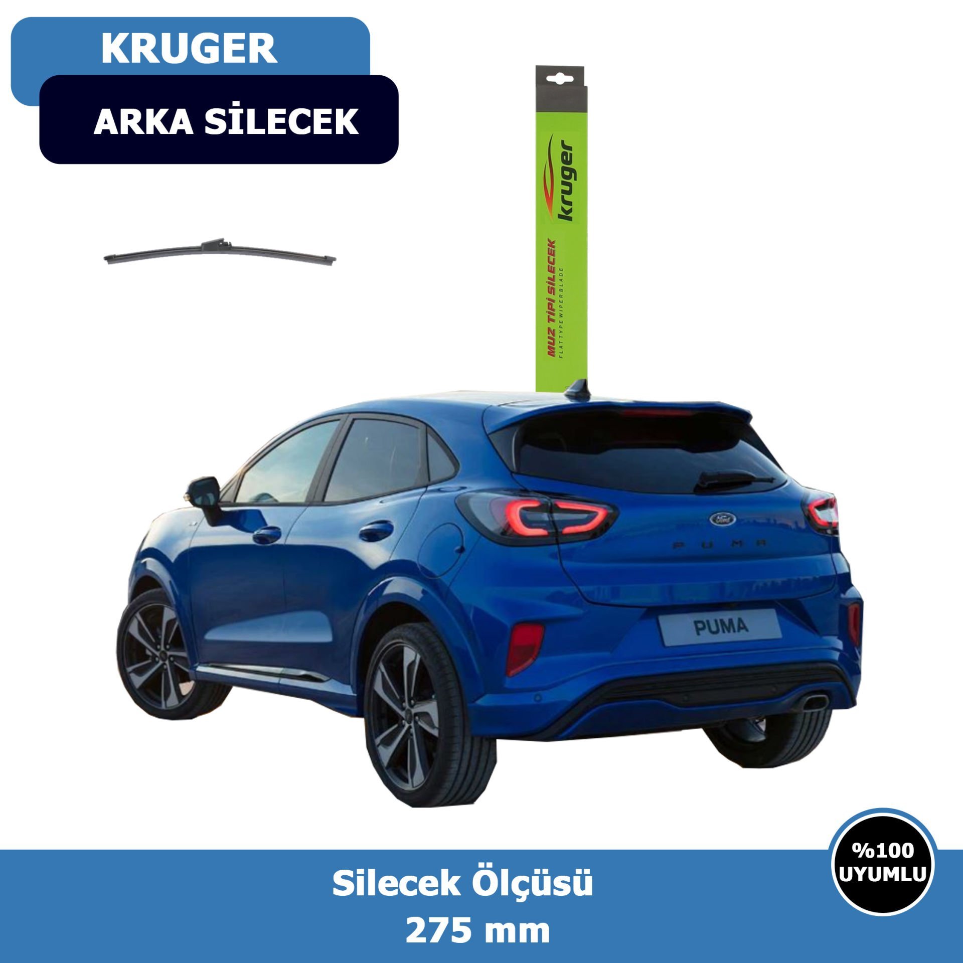 Ford Puma Arka Silecek Süpürgesi (2020-2022)Kruger