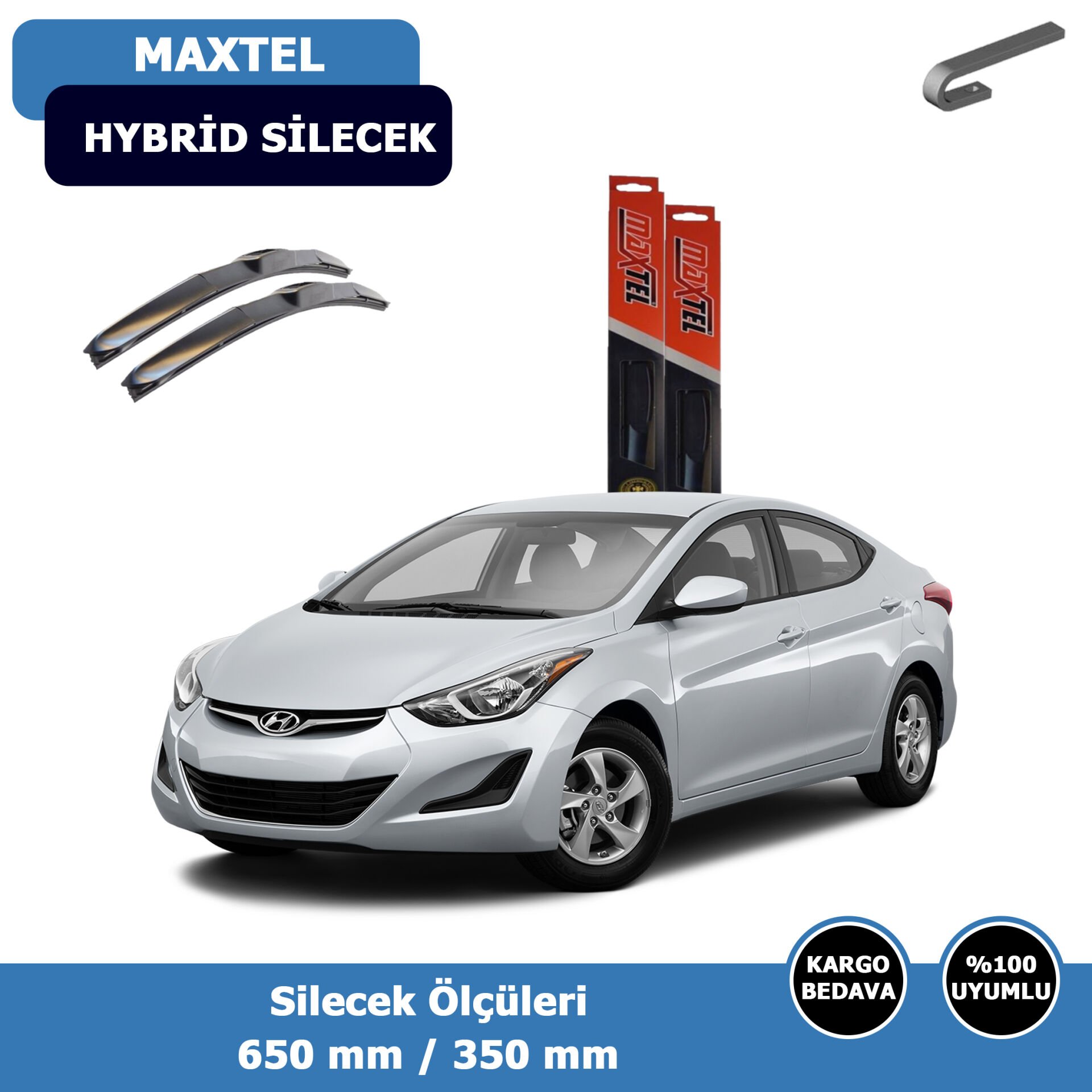 Hyundai Elantra Ön Silecek Süpürgesi Hybrid (2011-2015)Maxtel