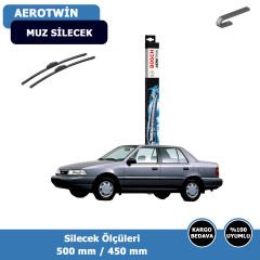 Hyundai Excel Ön Silecek Süpürgesi (1994-2000)Bosch Aerotwin