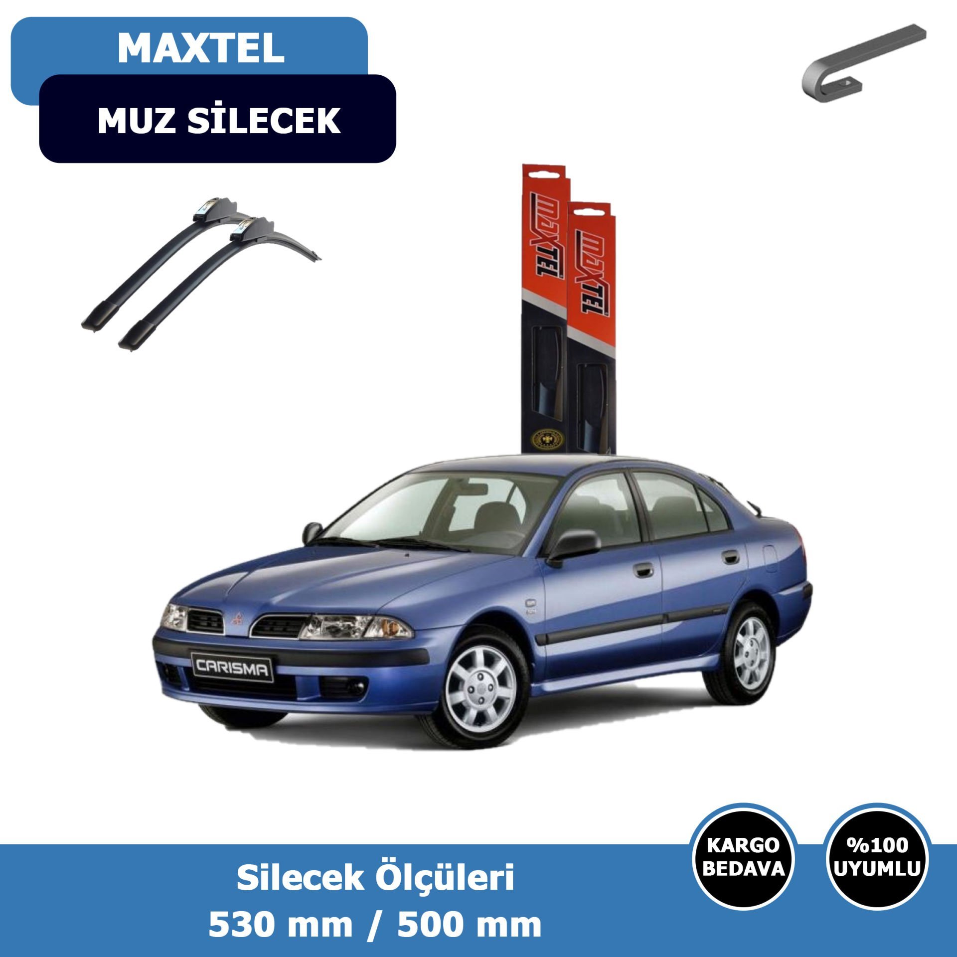 Mitsubishi Carisma Ön Silecek Süpürgesi (1995-2003)Maxtel