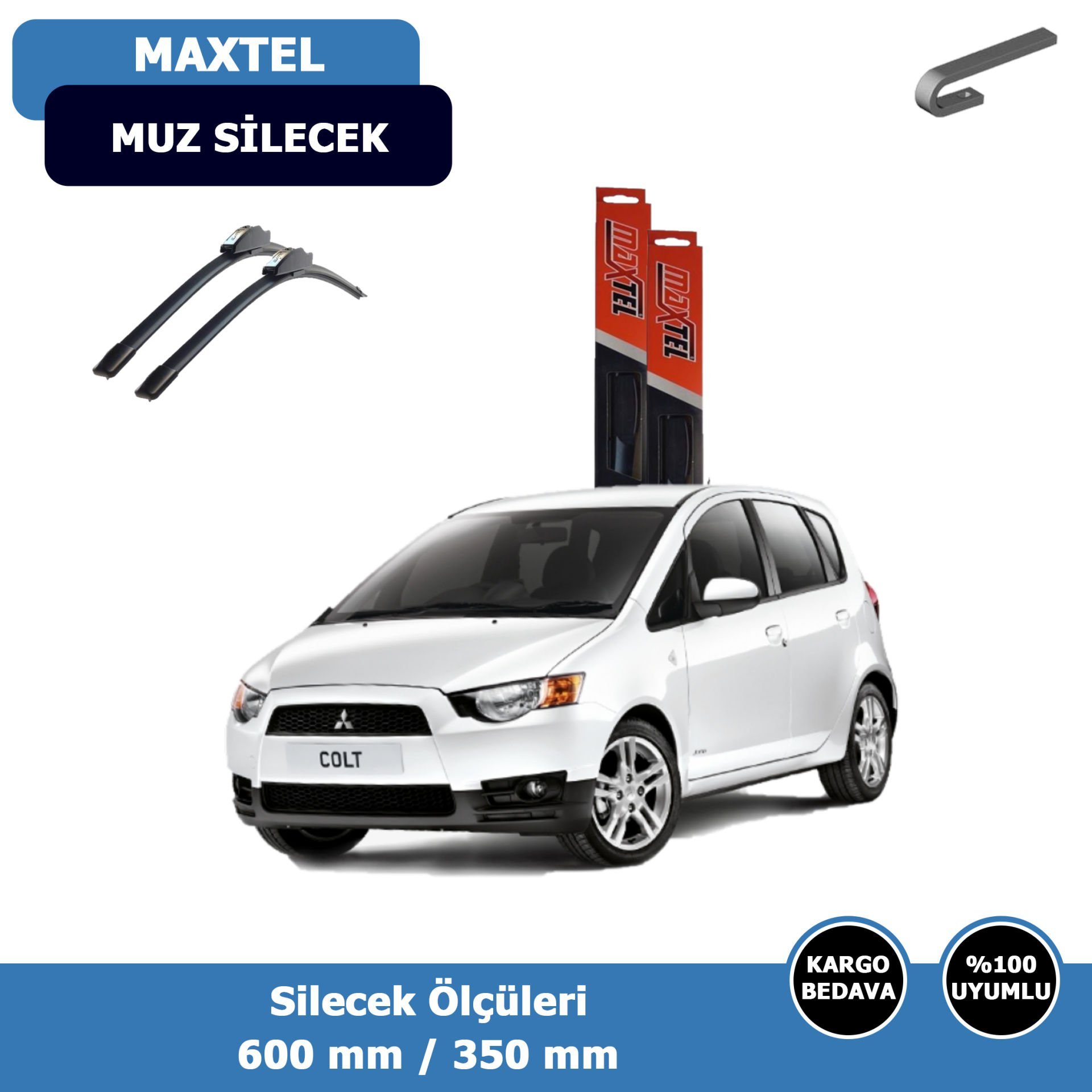 Mitsubishi Colt Ön Silecek Süpürgesi (2009-2013)Maxtel