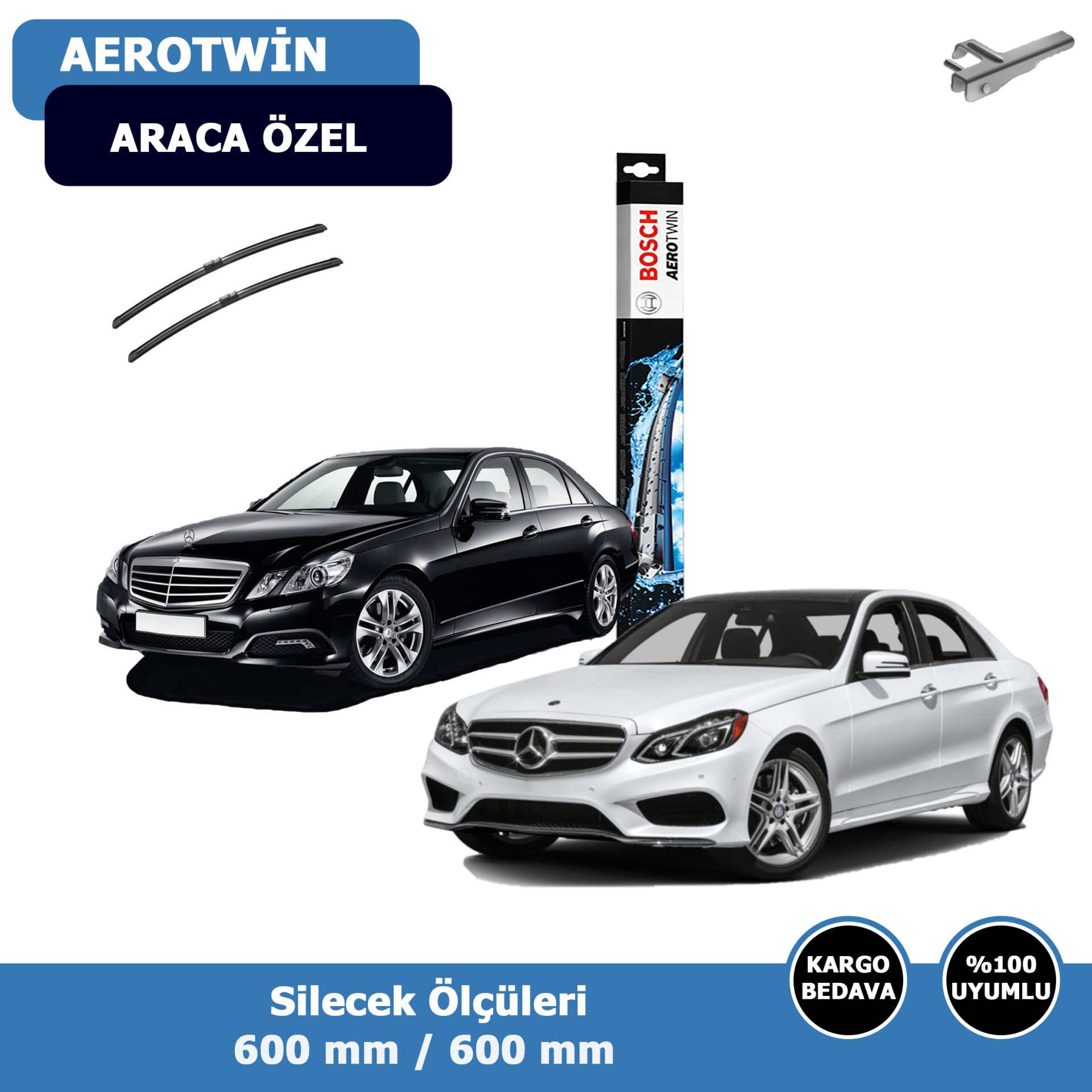 Mercedes E Serisi W212 Ön Silecek Süpürgesi (2009-2013)Bosch