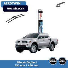 Mitsubishi L200 Ön Silecek Süpürgesi (2006-2014)Bosch Aerotwin