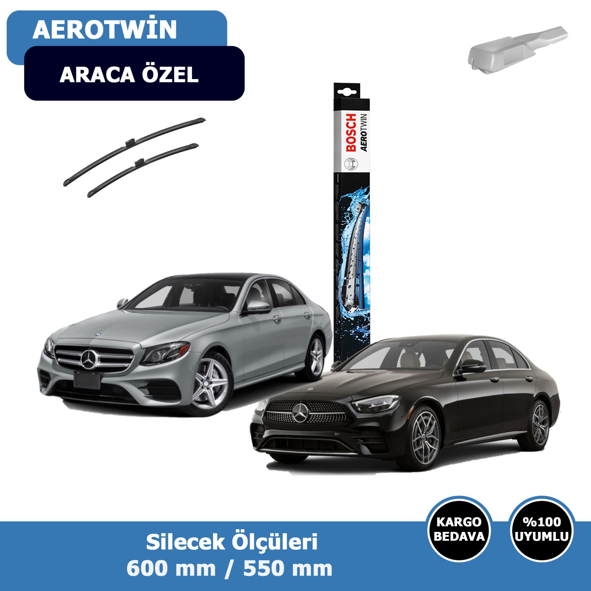 Mercedes E Serisi W213 Ön Silecek Süpürgesi (2016-2021)Bosch