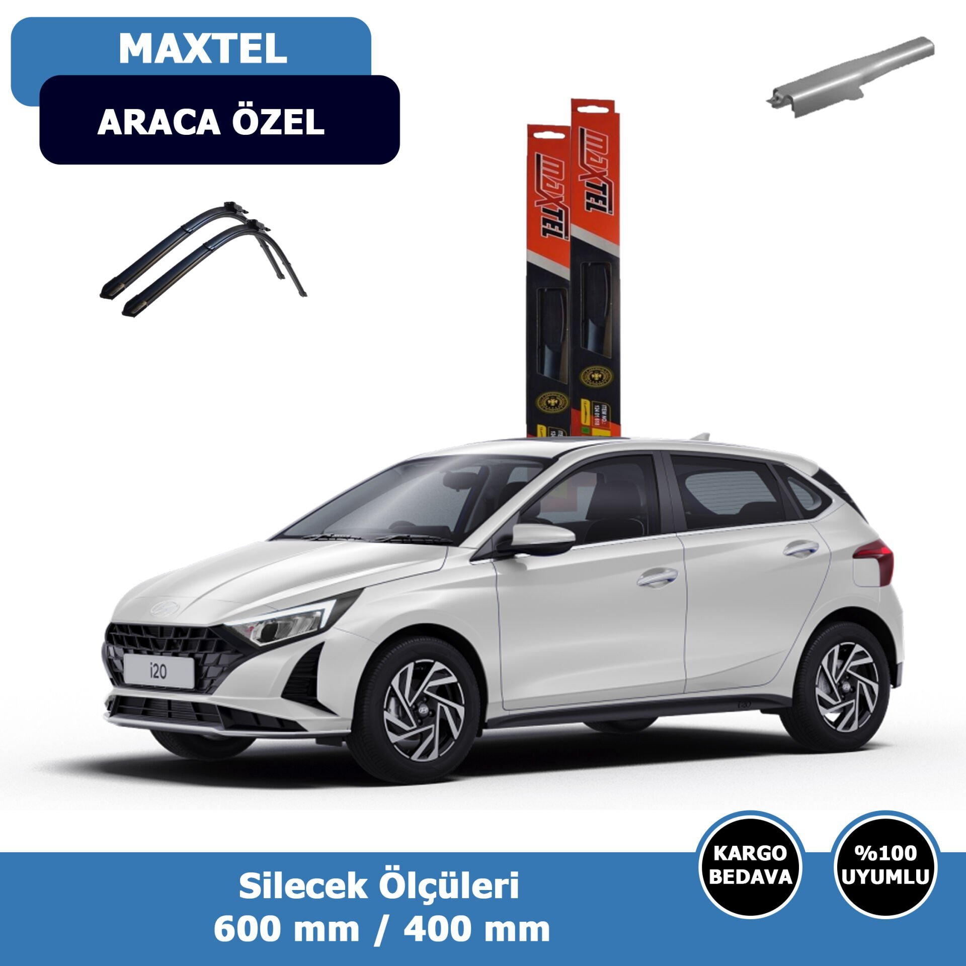 Hyundai İ20 Ön Silecek Süpürgesi (2021-2023)Maxtel