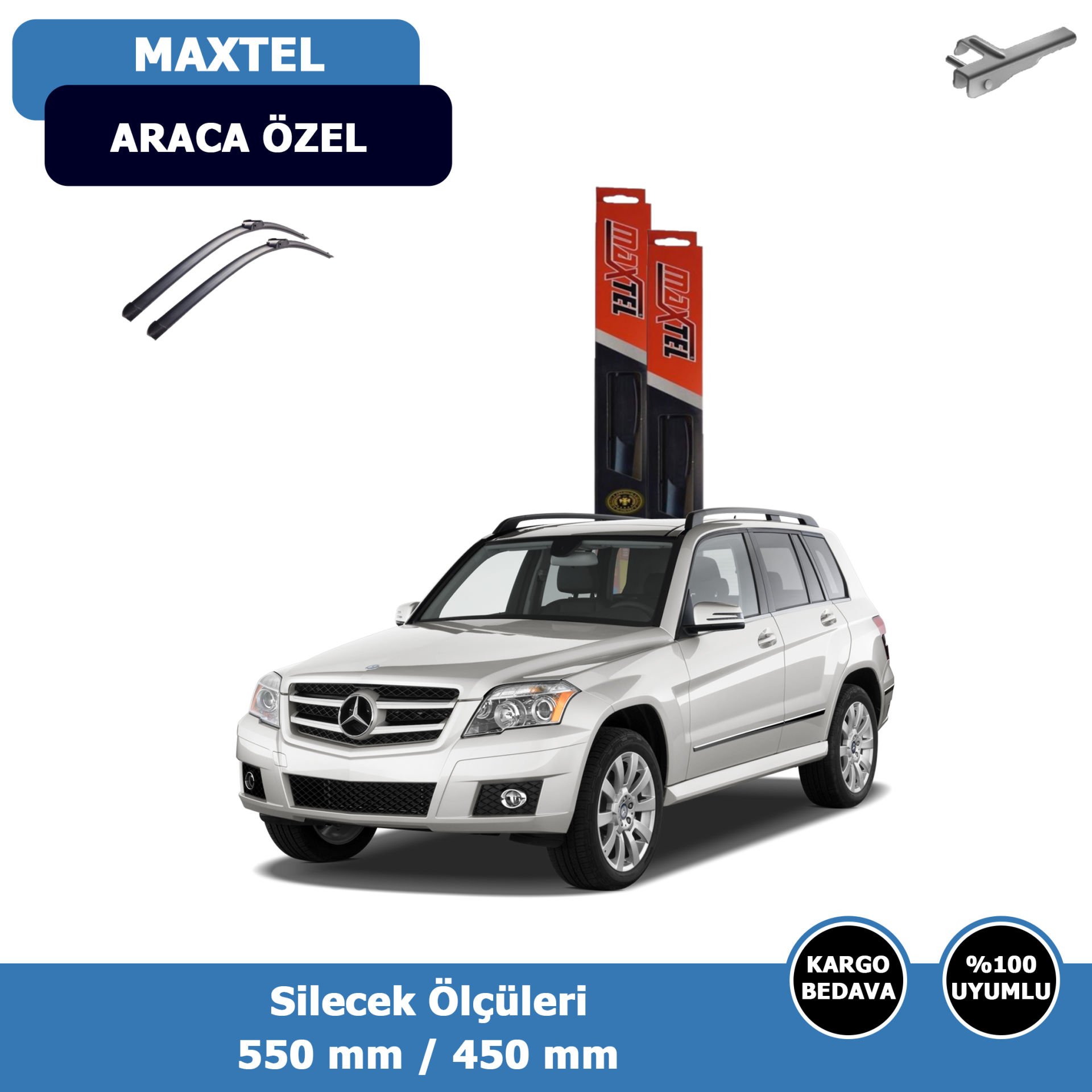 Mercedes GLK Serisi X204 Ön Silecek Süpürgesi (2009-2012)Maxtel