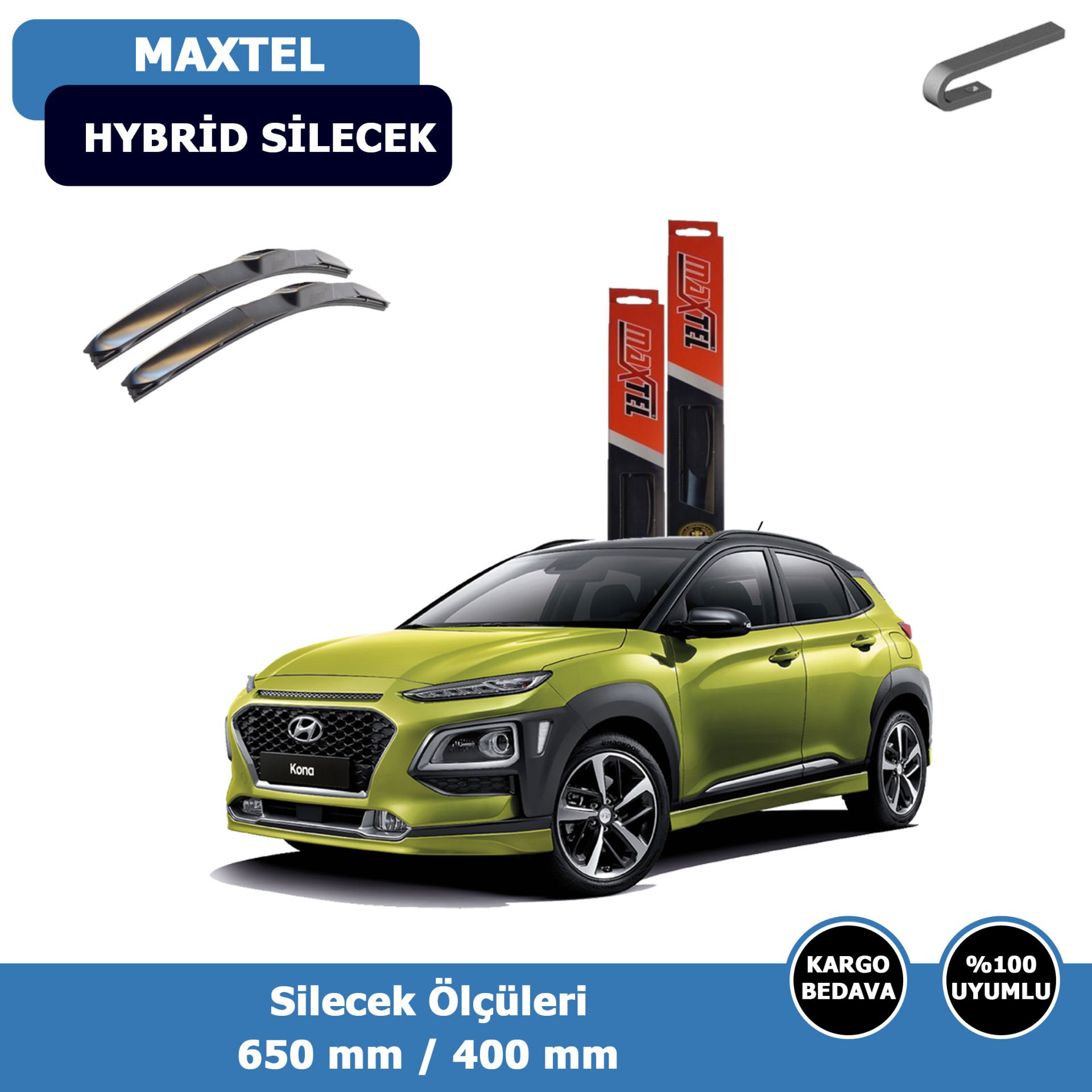 Hyundai Kona Ön Silecek Süpürgesi Hybrid (2020-2021)Maxtel