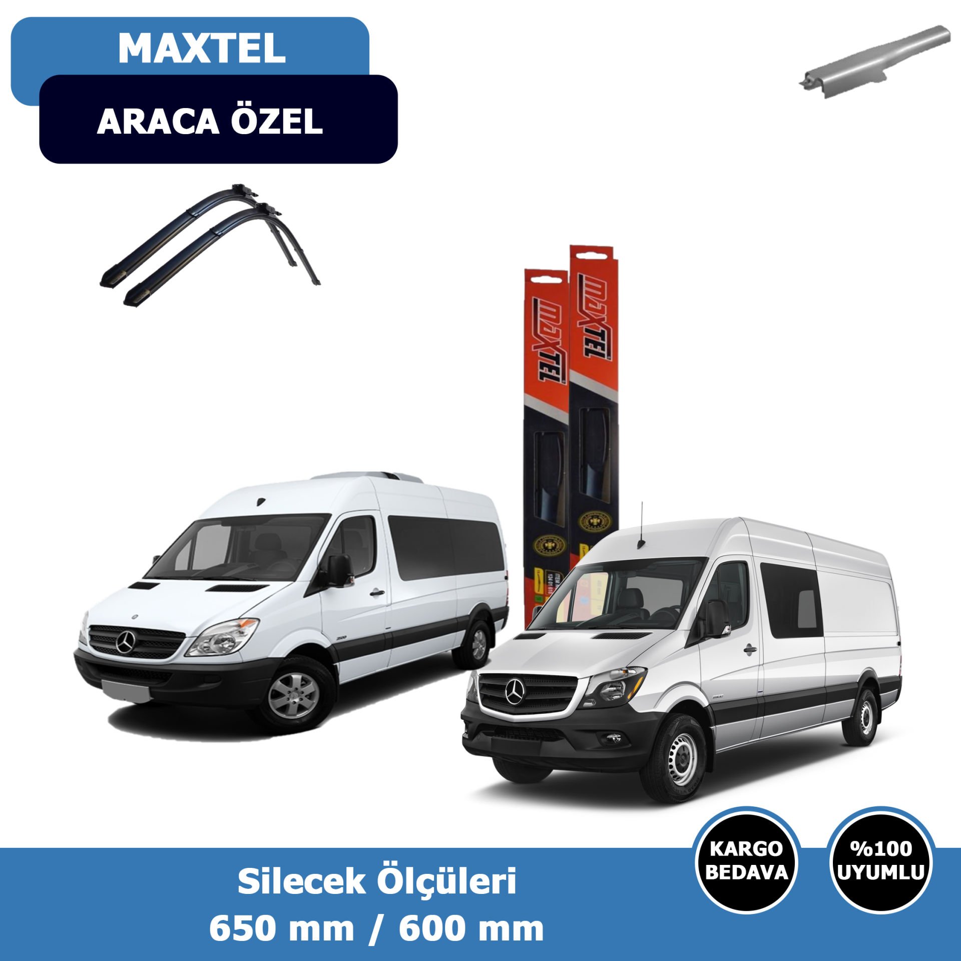 Mercedes Sprinter Ön Silecek Süpürgesi (2007-2020)Maxtel