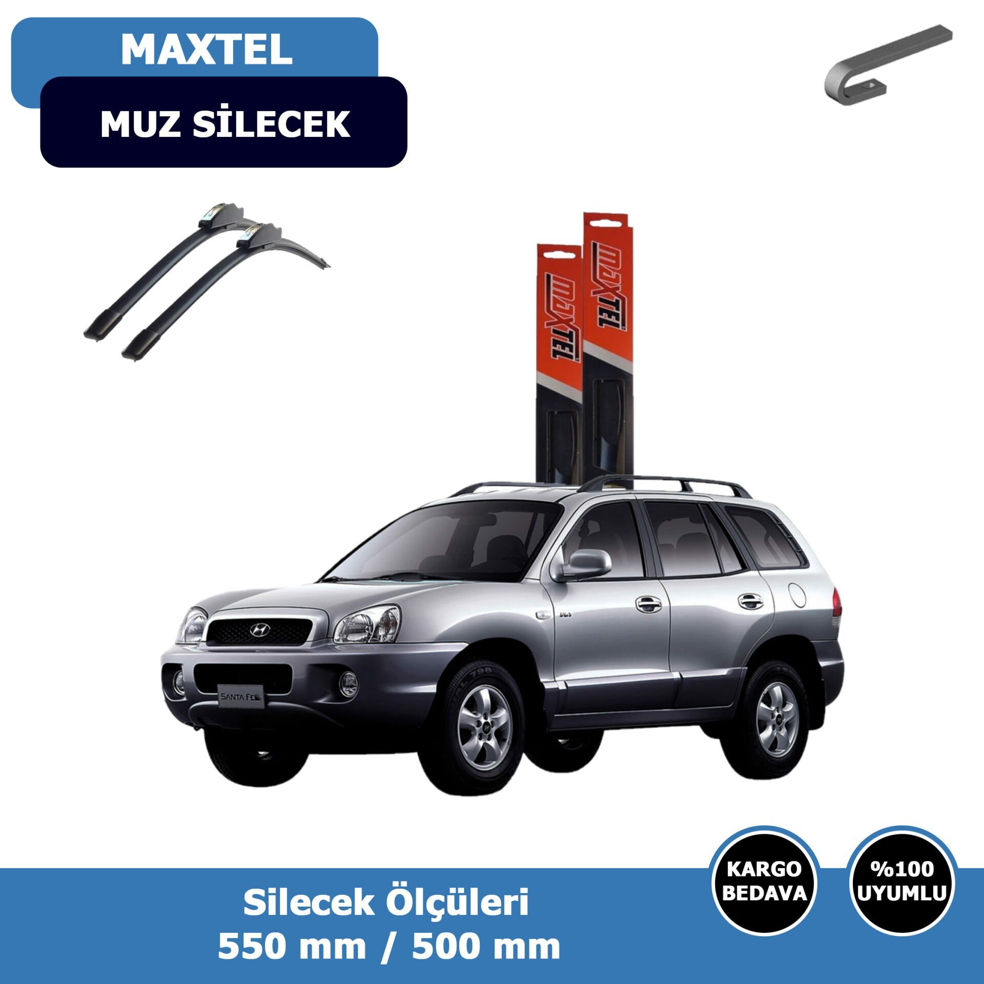 Hyundai Santa Fe Ön Silecek Süpürgesi (2000-2005)Maxtel