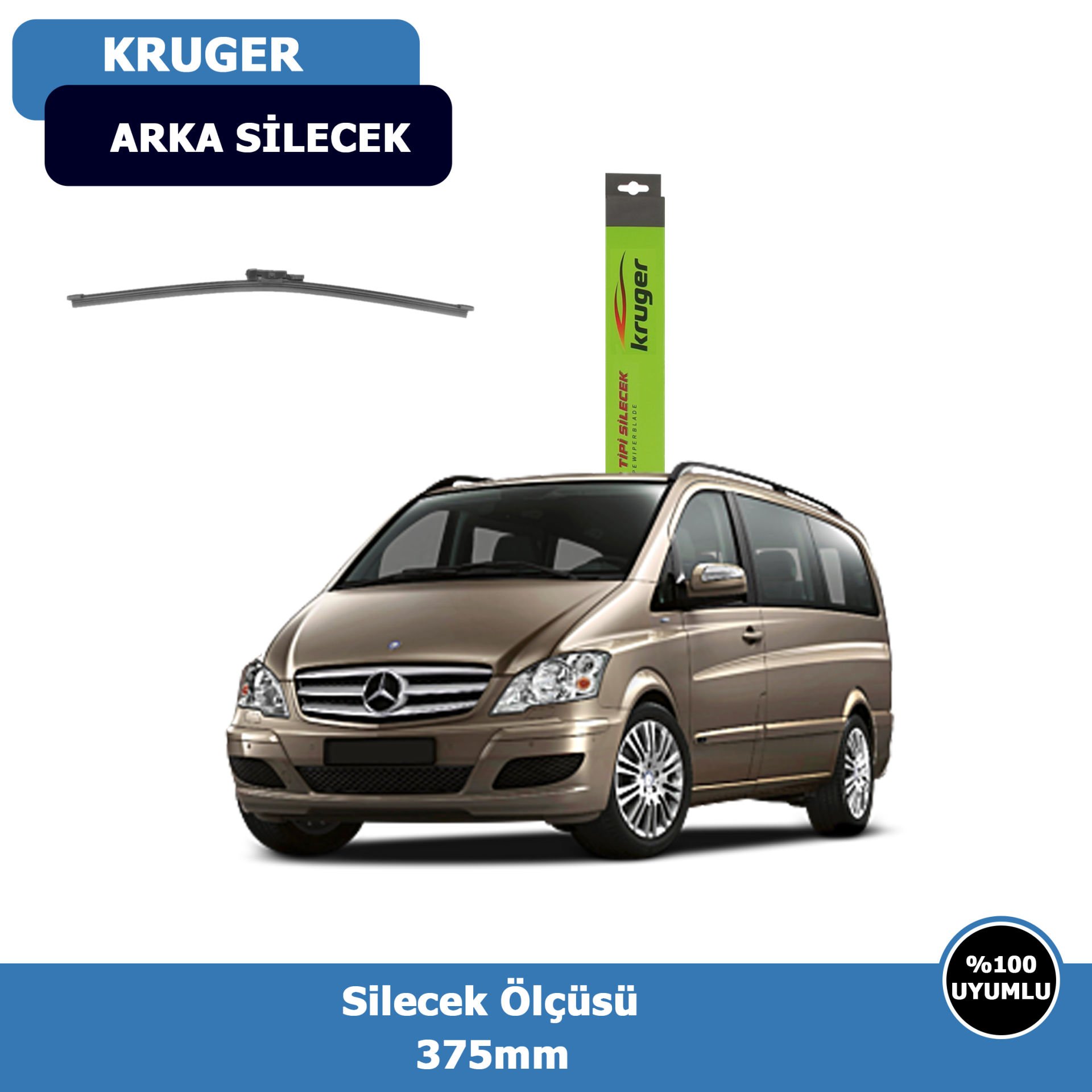 Mercedes Viano W639 Arka Silecek Süpürgesi (2010-2014)Kruger