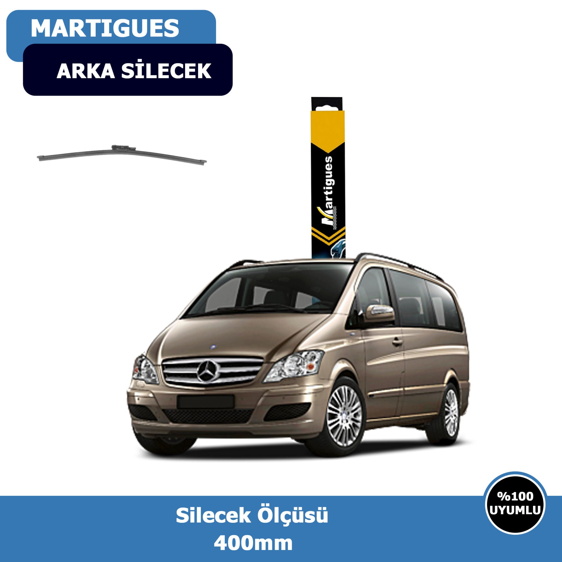 Mercedes Viano W639 Arka Silecek Süpürgesi (2010-2014)Martıgues