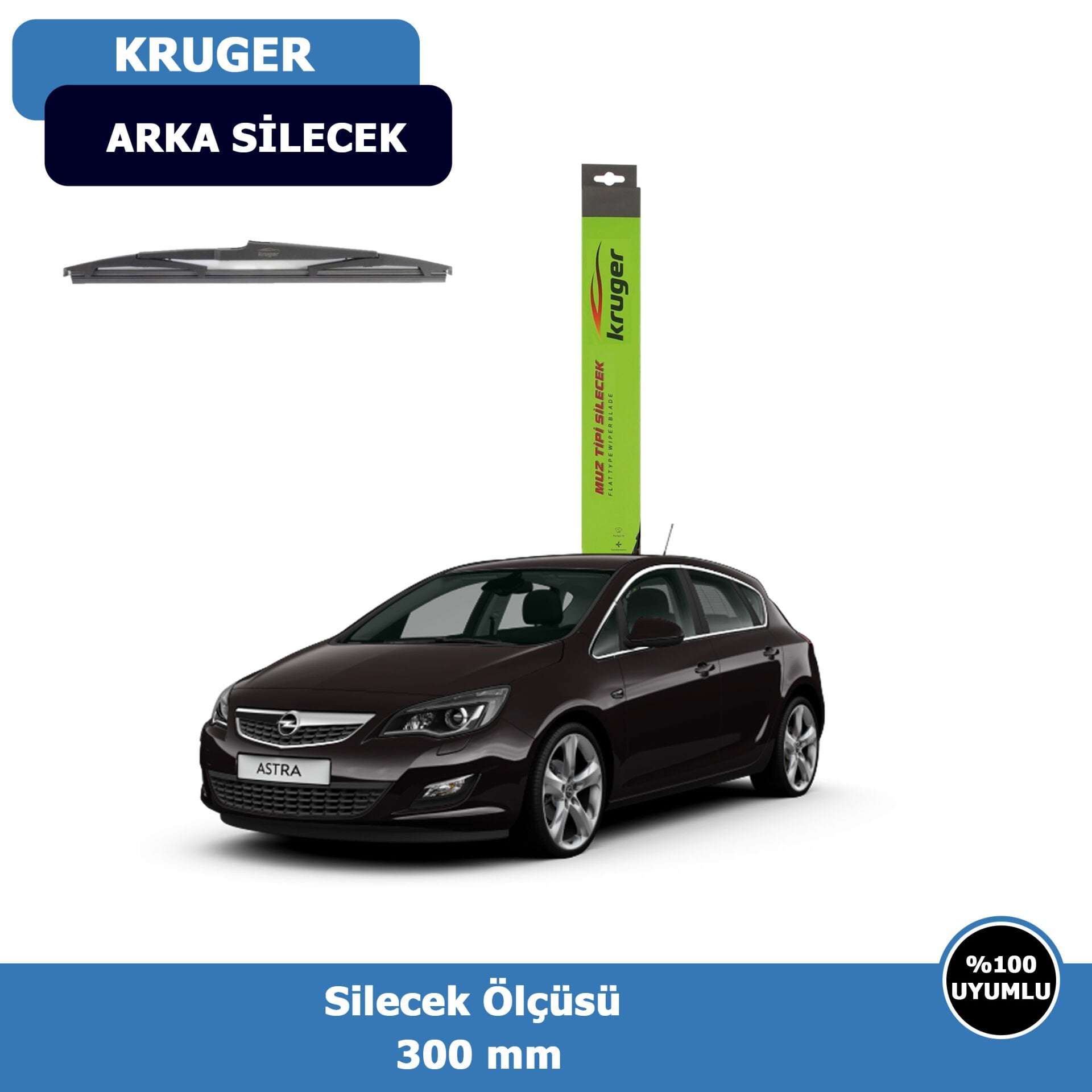 Opel Astra J Hatchback Arka Silecek Süpürgesi (2009-2015)Kruger
