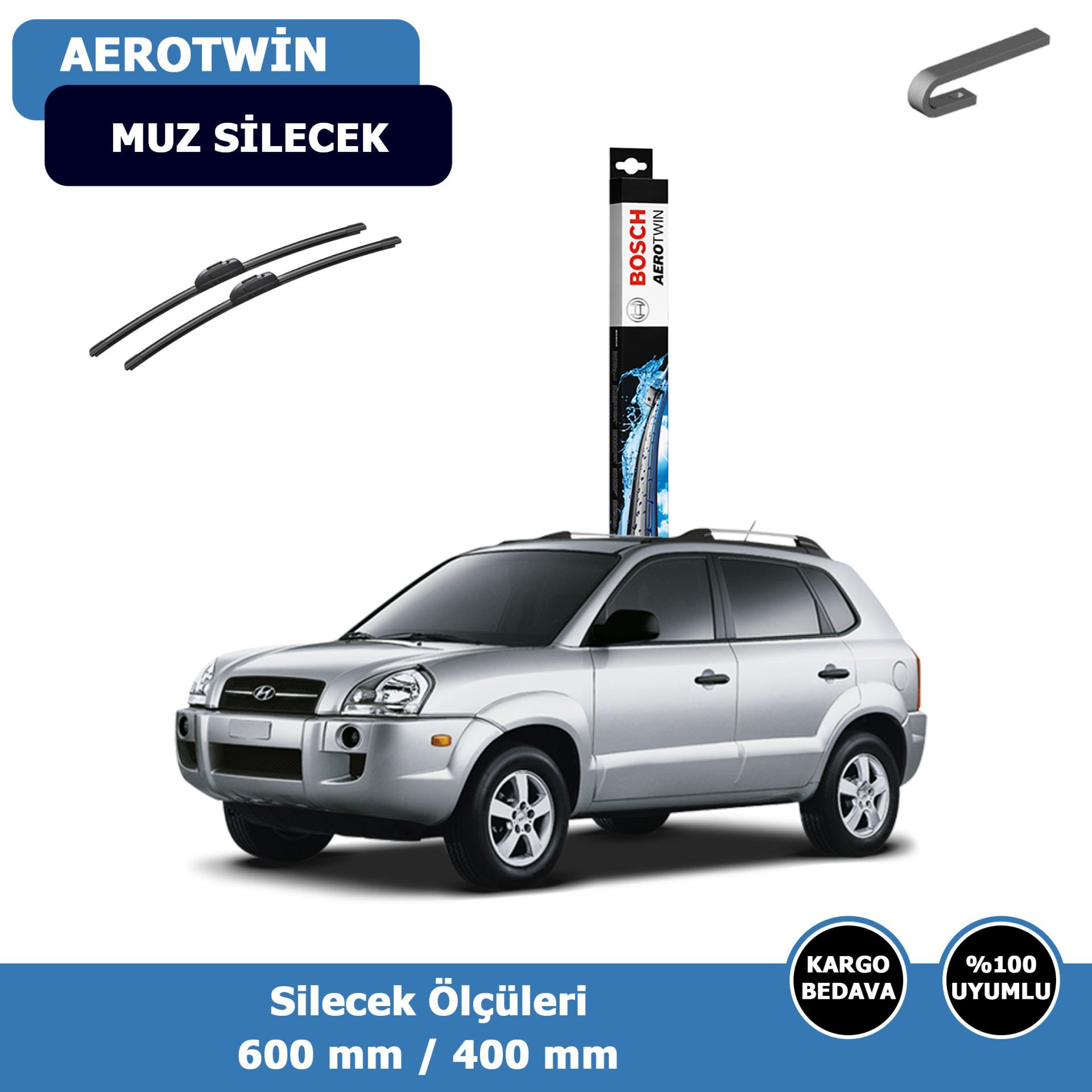 Hyundai Tucson Ön Silecek Süpürgesi (2004-2010)Bosch