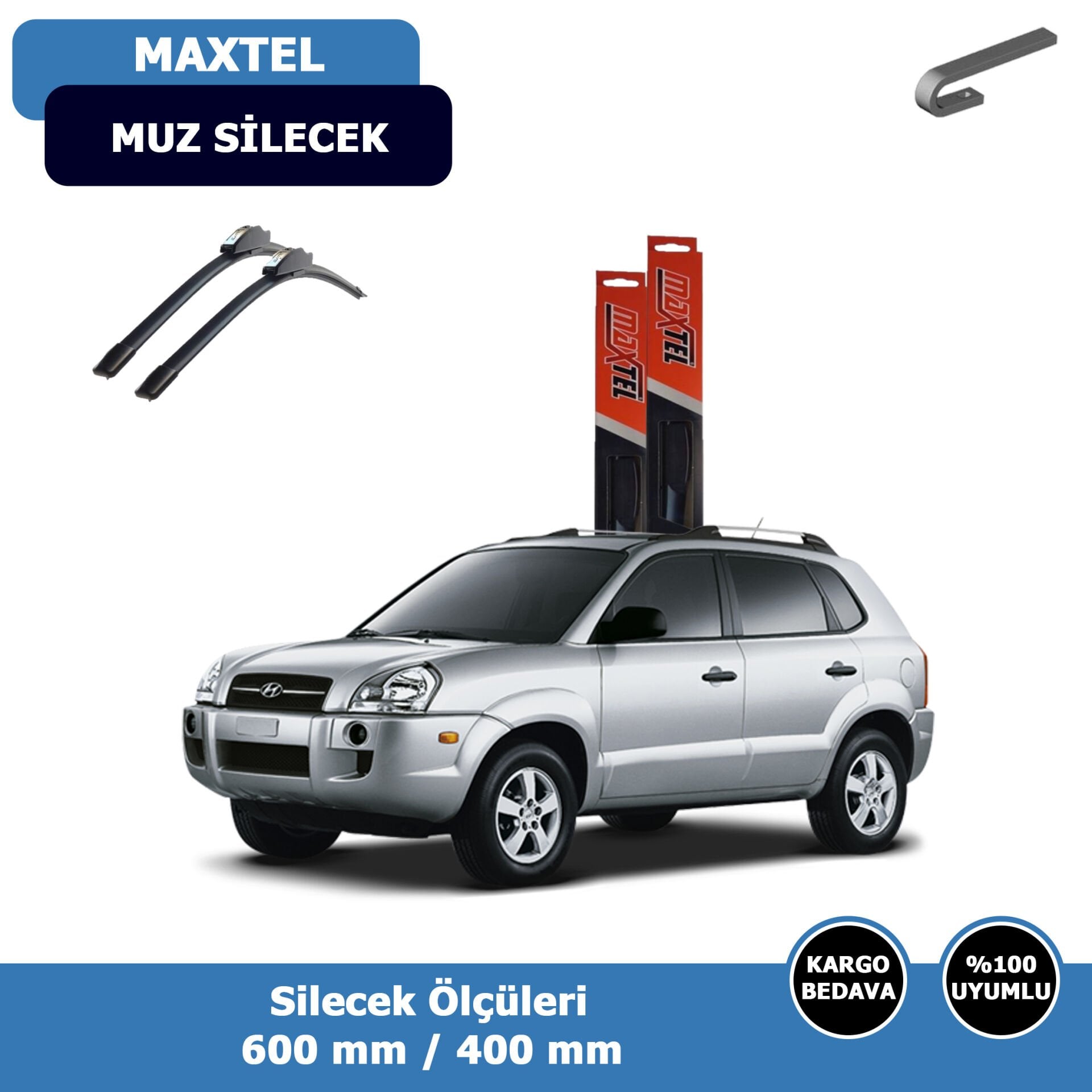 Hyundai Tucson Ön Silecek Süpürgesi (2004-2010)Maxtel