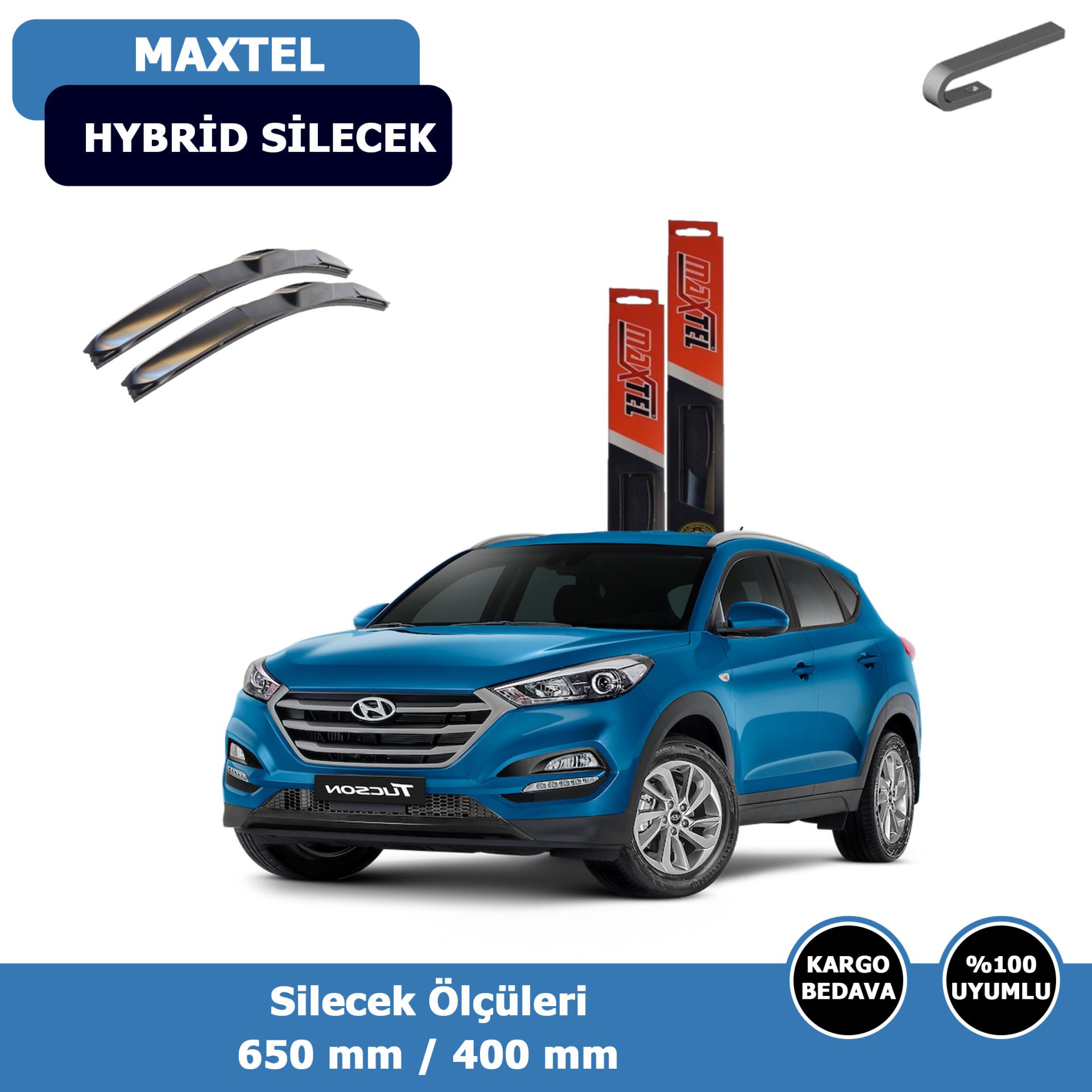 Hyundai Tucson Ön Silecek Süpürgesi Hybrid (2015-2020)Maxtel