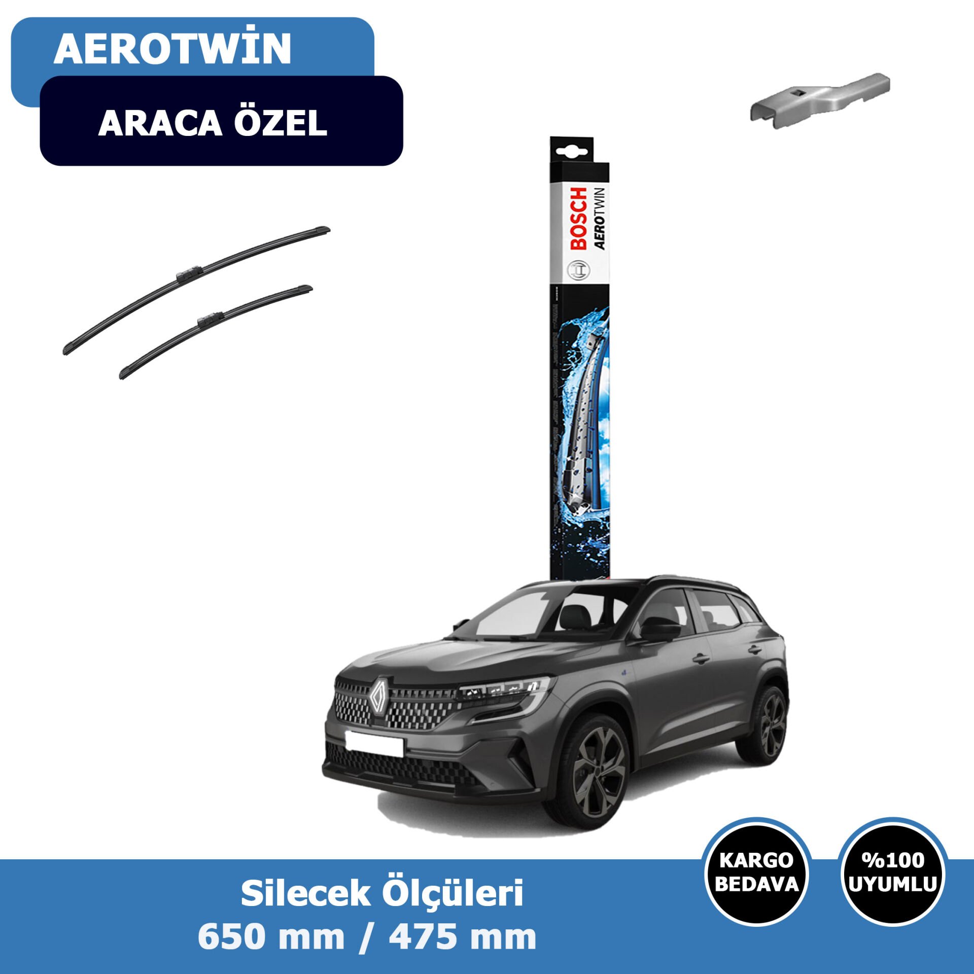Renault Austral Ön Silecek Süpürgesi (2023-2025)Bosch